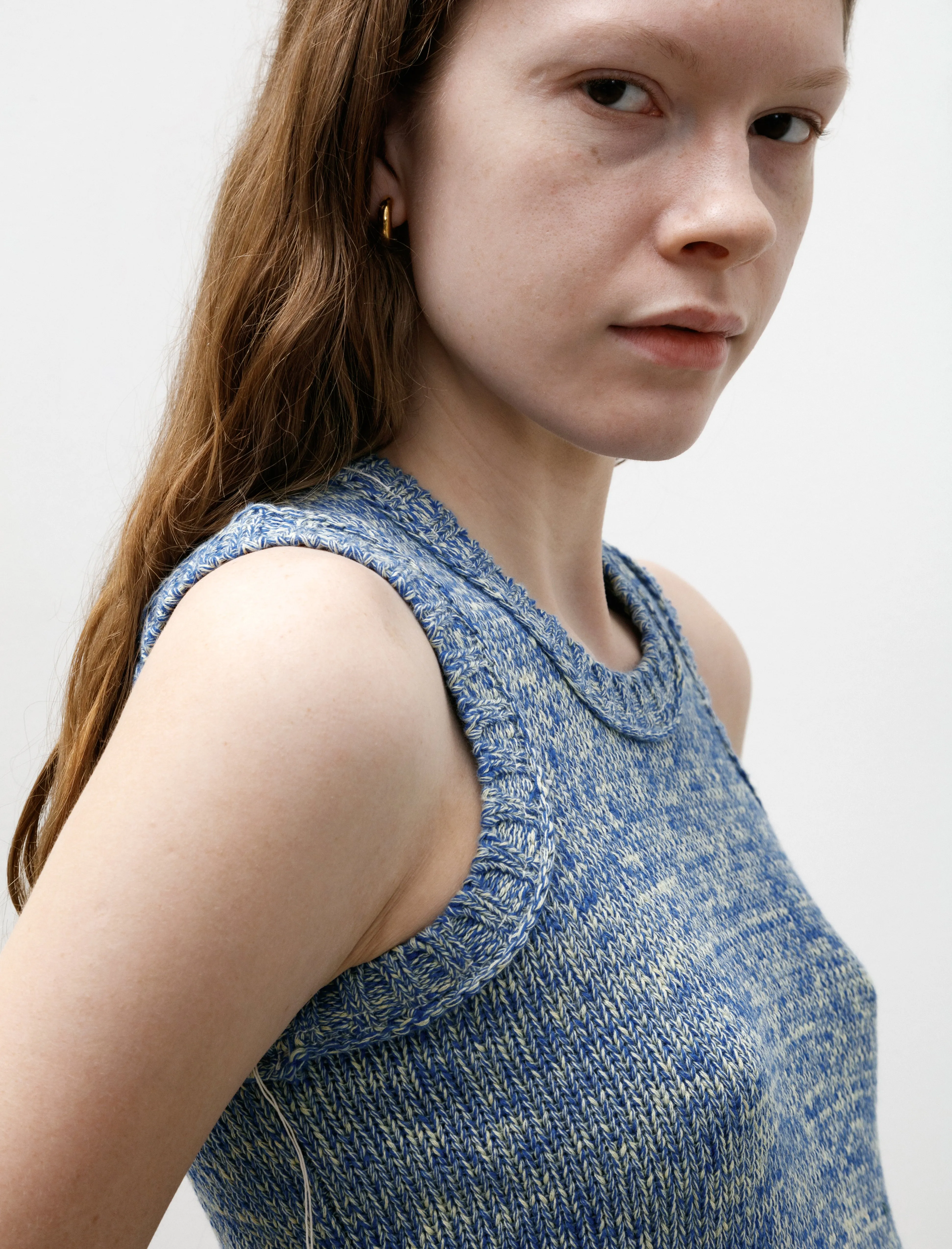 Fitted Spencer Vest Blue Yellow sold by SHOP NEIGHBOR product image thumbnail 3