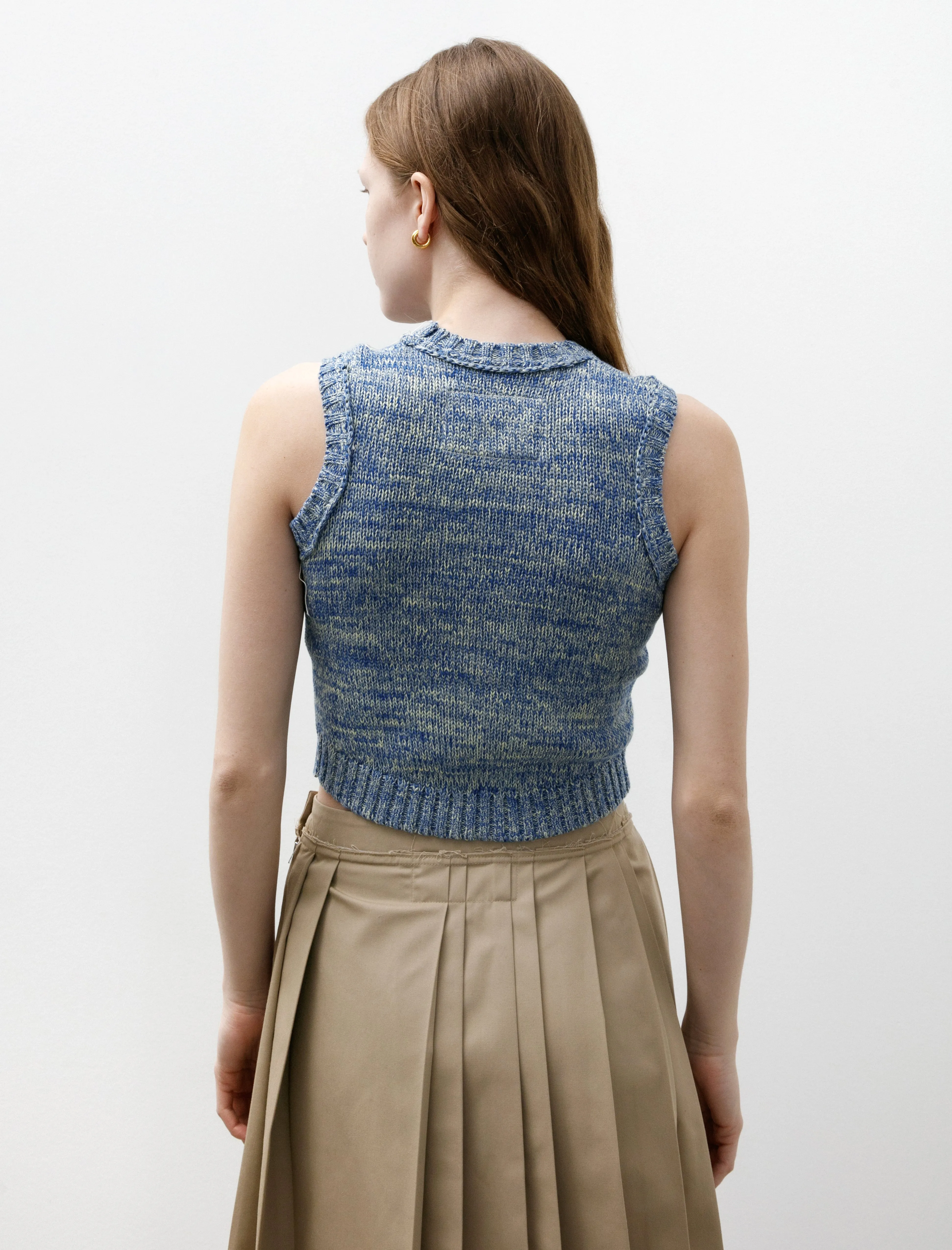 Fitted Spencer Vest Blue Yellow sold by SHOP NEIGHBOR product image thumbnail 4