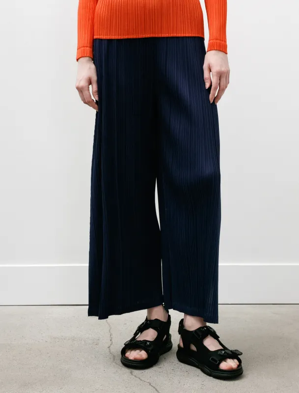 Wide Leg Pants February Navy sold by SHOP NEIGHBOR