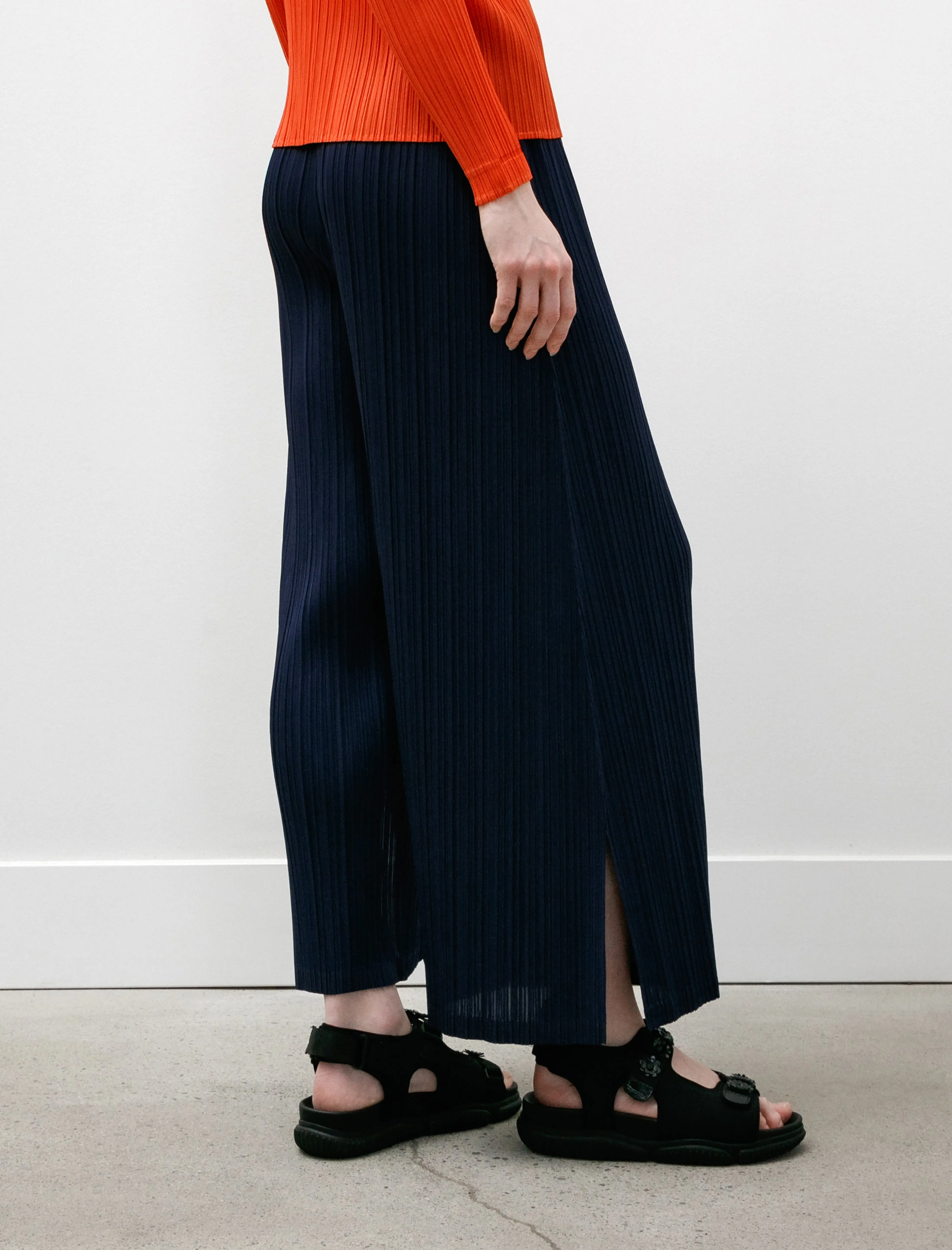 Wide Leg Pants February Navy sold by SHOP NEIGHBOR product image thumbnail 4