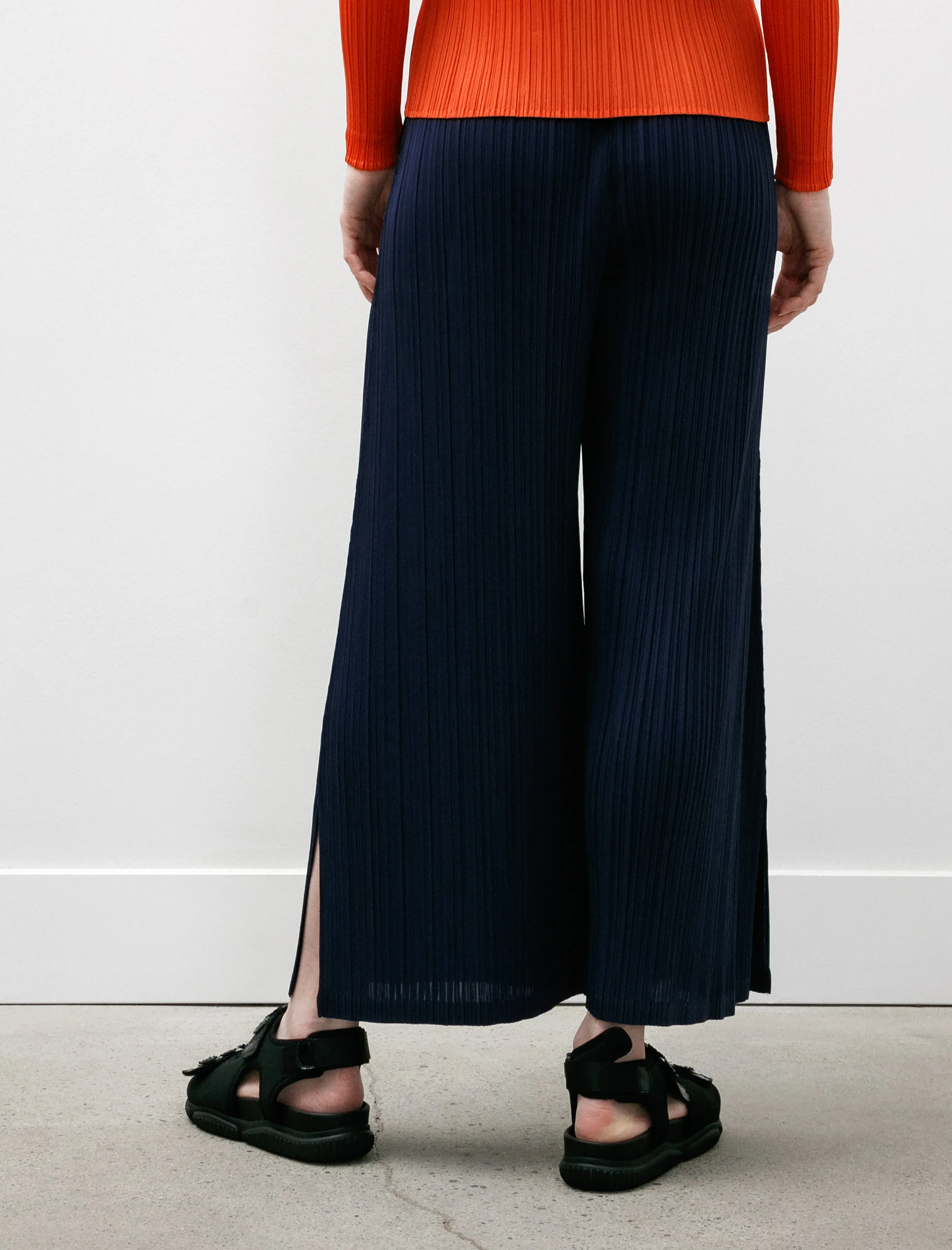Wide Leg Pants February Navy sold by SHOP NEIGHBOR product image thumbnail 3