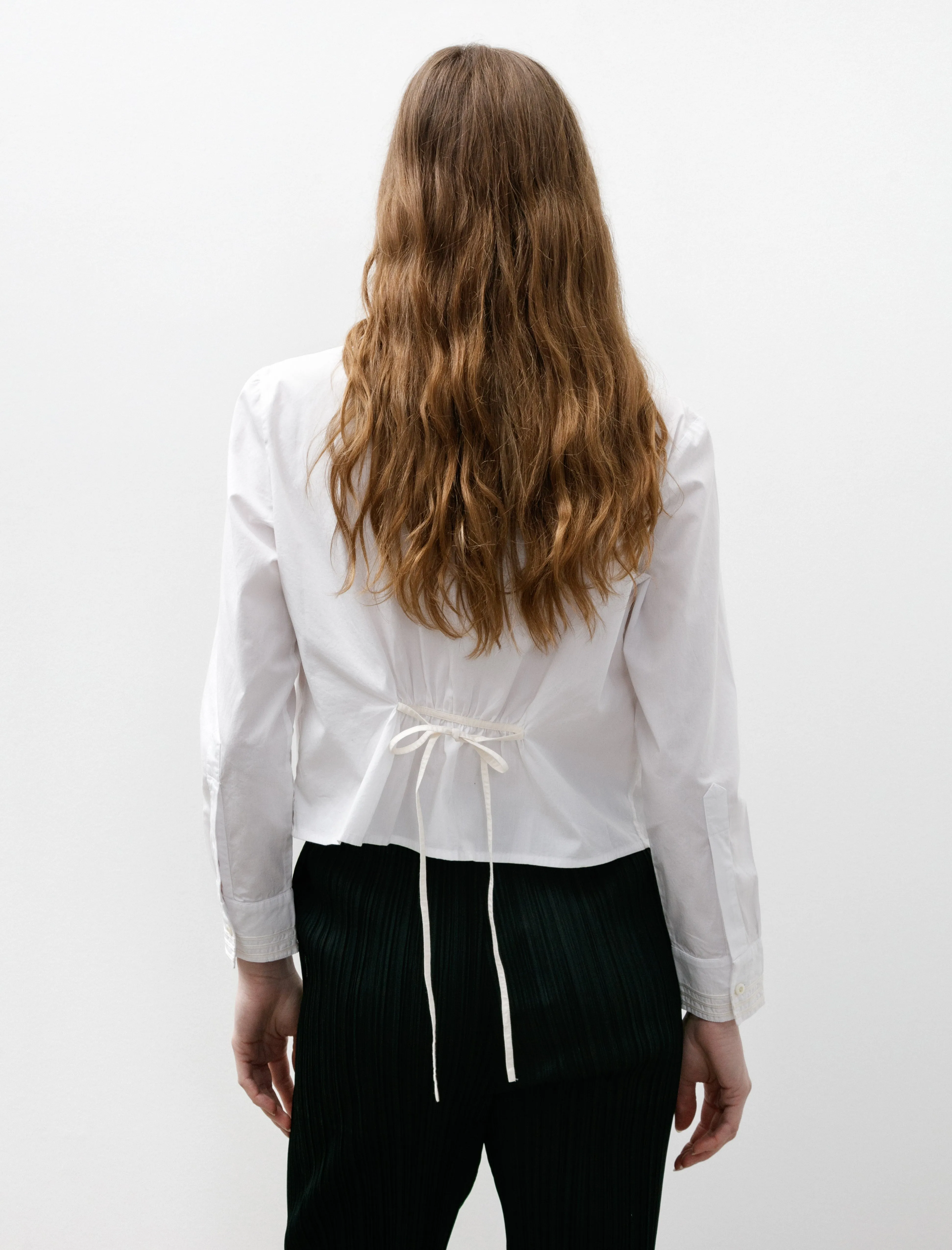 Crosshatch Shirt White sold by SHOP NEIGHBOR product image thumbnail 4