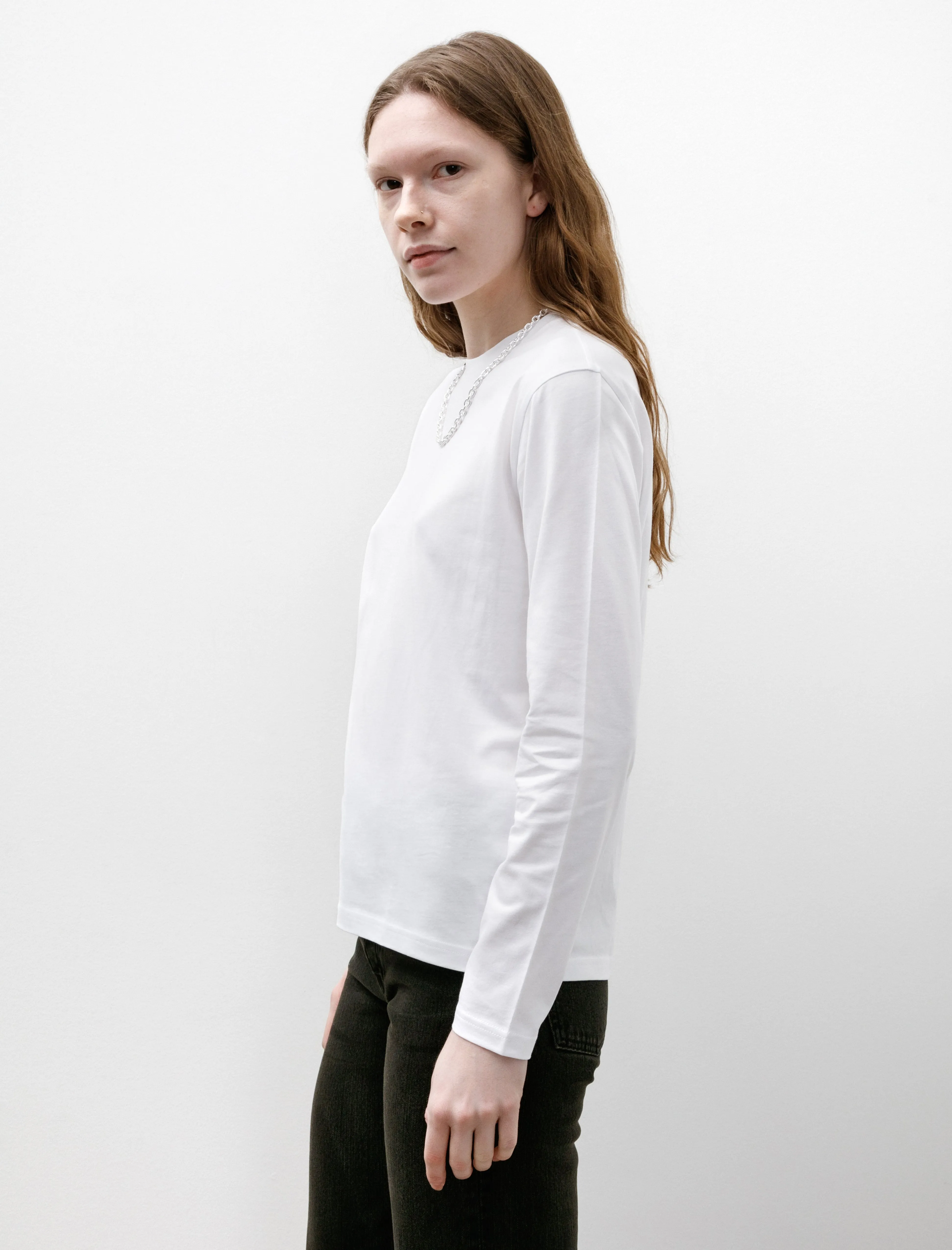 LS Boy Fit T-Shirt White sold by SHOP NEIGHBOR product image thumbnail 2