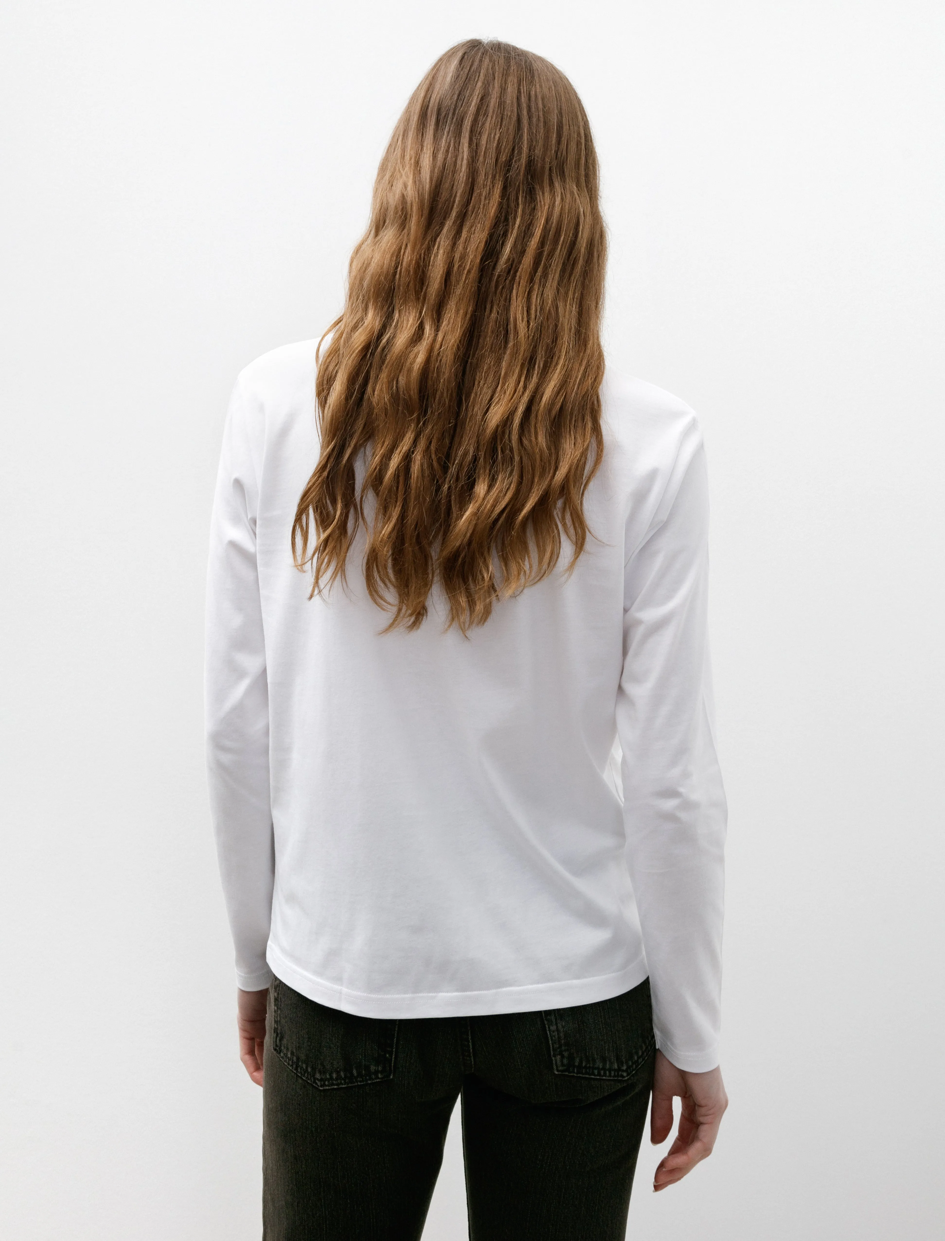 LS Boy Fit T-Shirt White sold by SHOP NEIGHBOR product image thumbnail 3