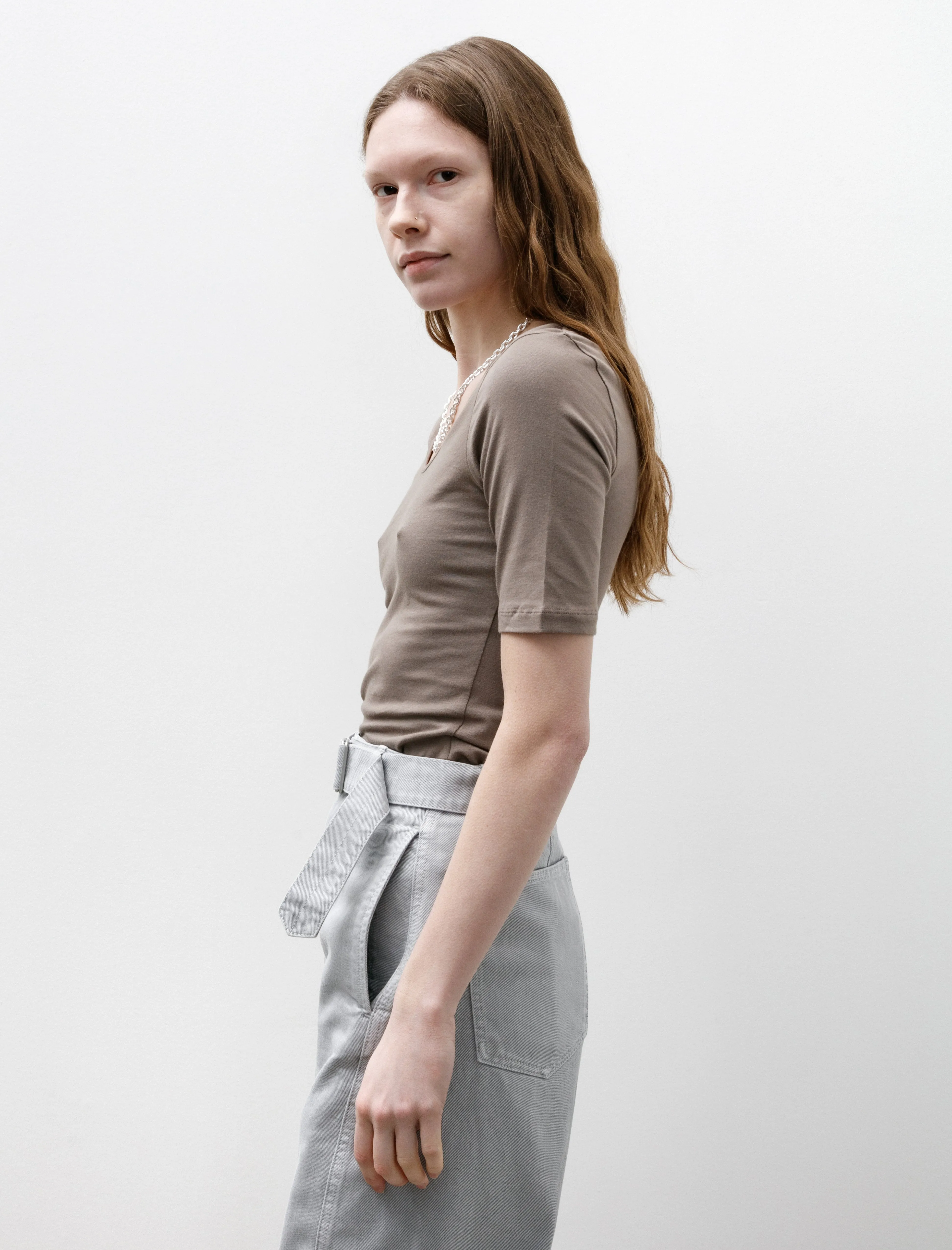 Stretch Scoop Neck Top Cedar sold by SHOP NEIGHBOR product image thumbnail 2