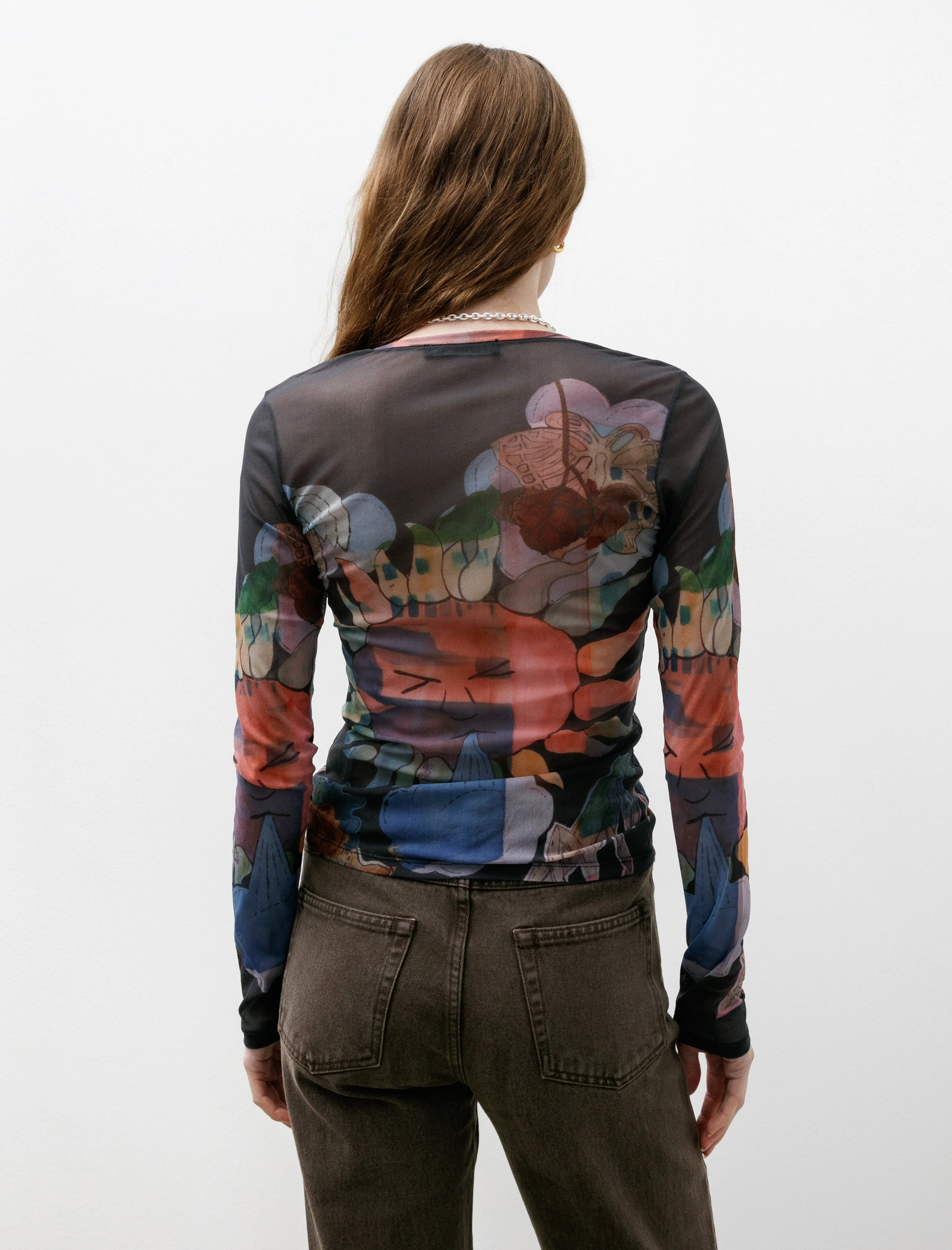 Super Slim Longsleeve Solar Power Marina Print sold by SHOP NEIGHBOR product image thumbnail 4