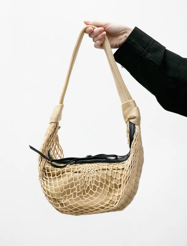 Fortune Croissant Filt Bag Light Beige made by SHOP NEIGHBOR