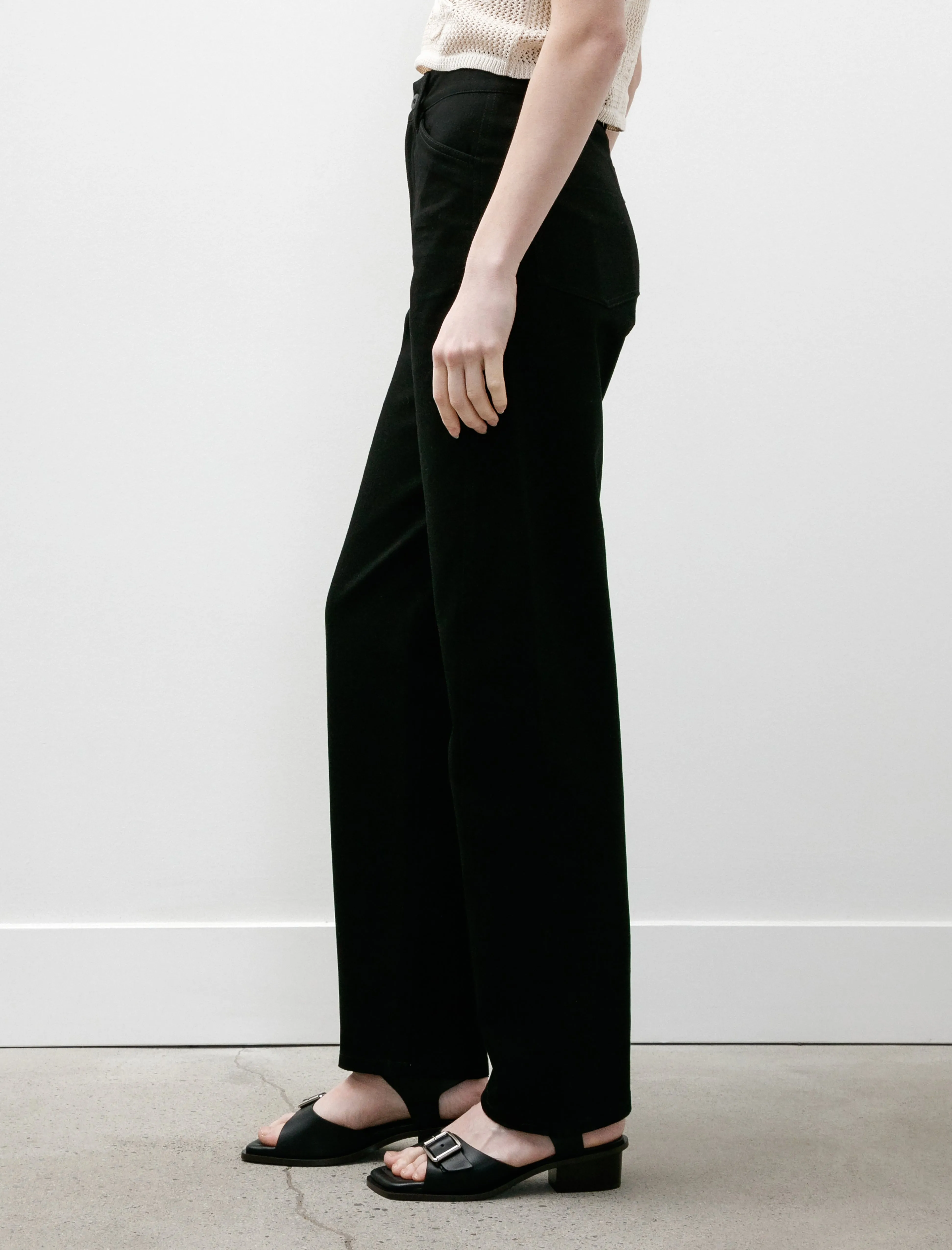 Five Pocket Twisted Pants Black sold by SHOP NEIGHBOR product image thumbnail 3