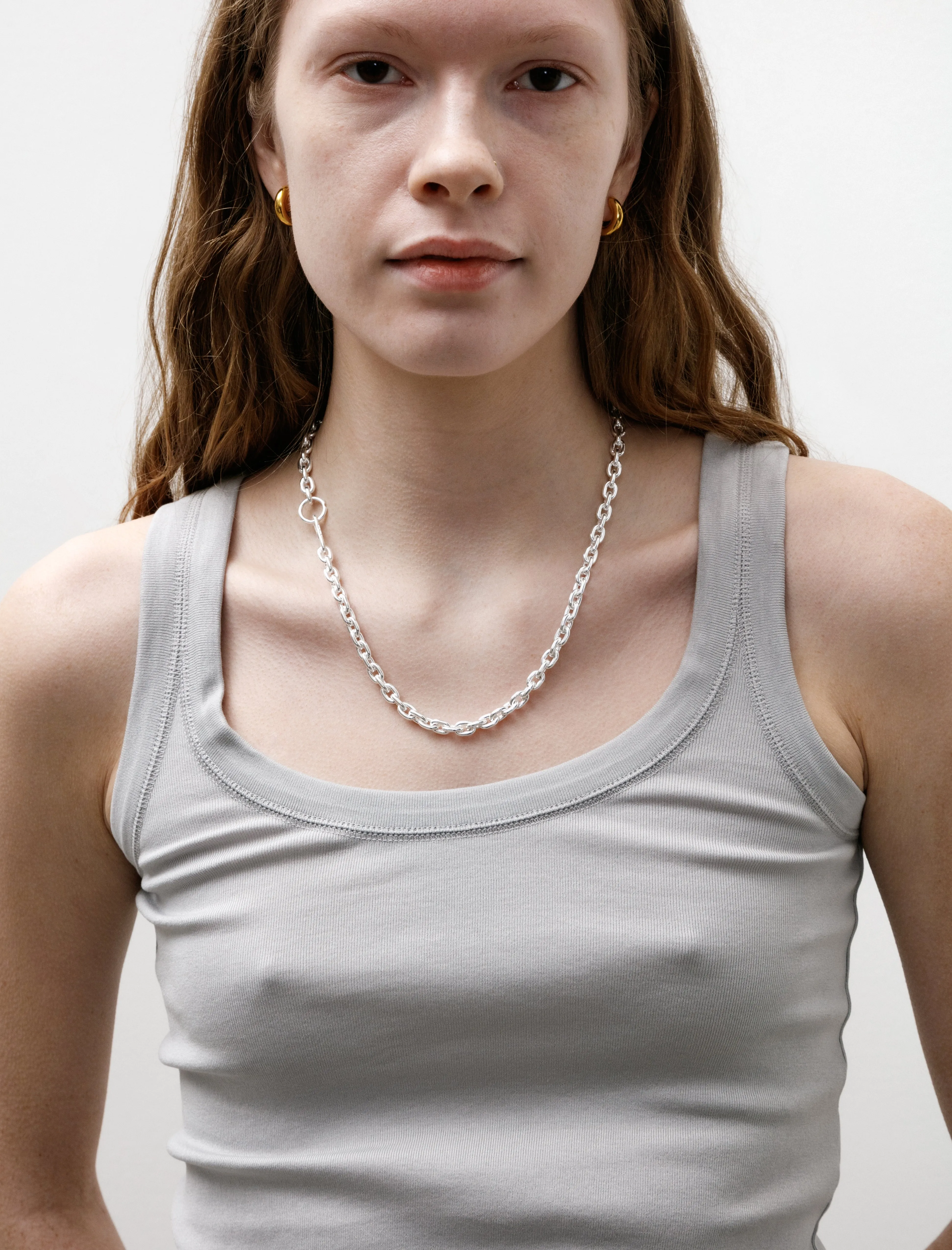 Rib Tank Top Blue Grey sold by SHOP NEIGHBOR product image thumbnail 3