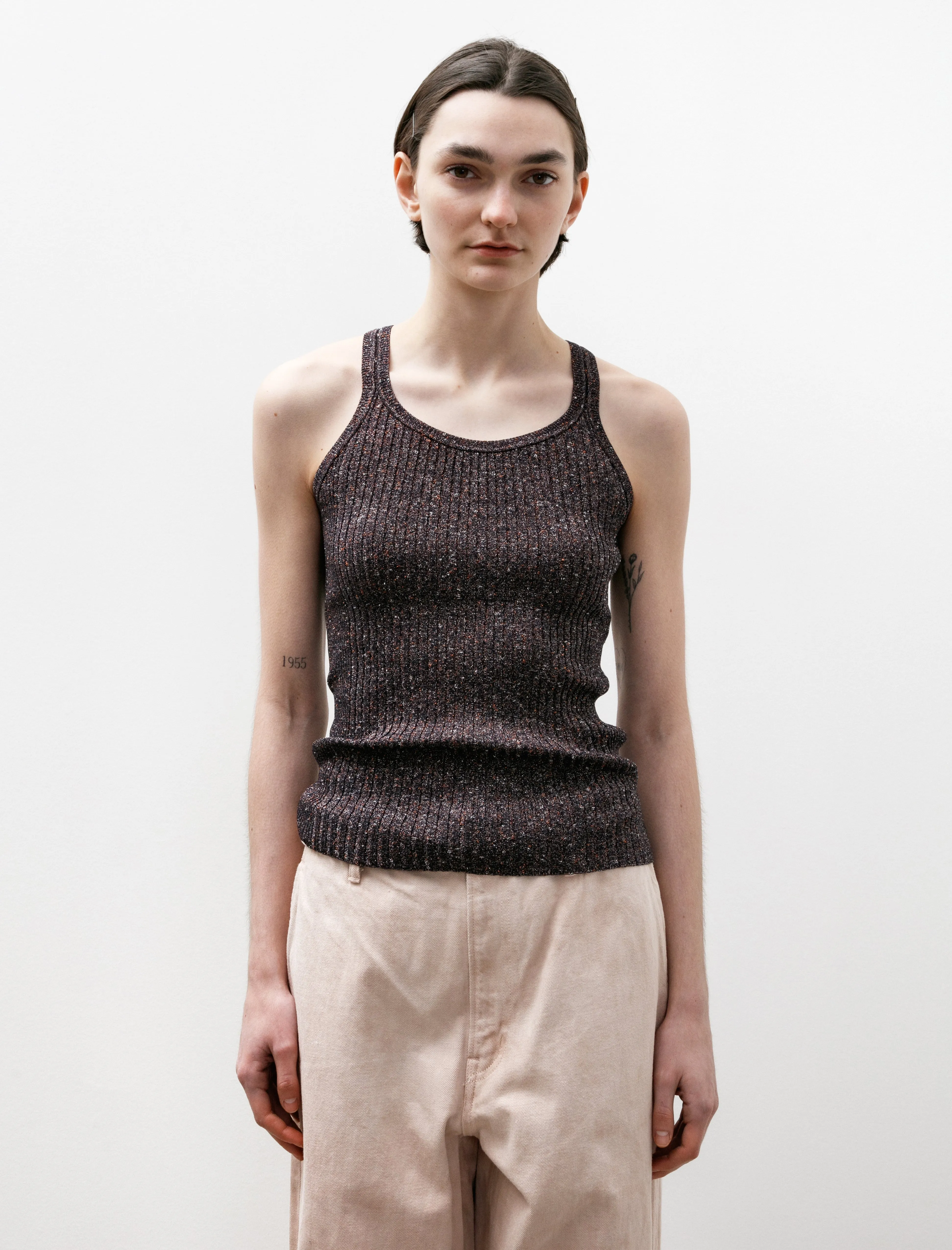 Glitter Tank Top Navy sold by SHOP NEIGHBOR product image thumbnail 5