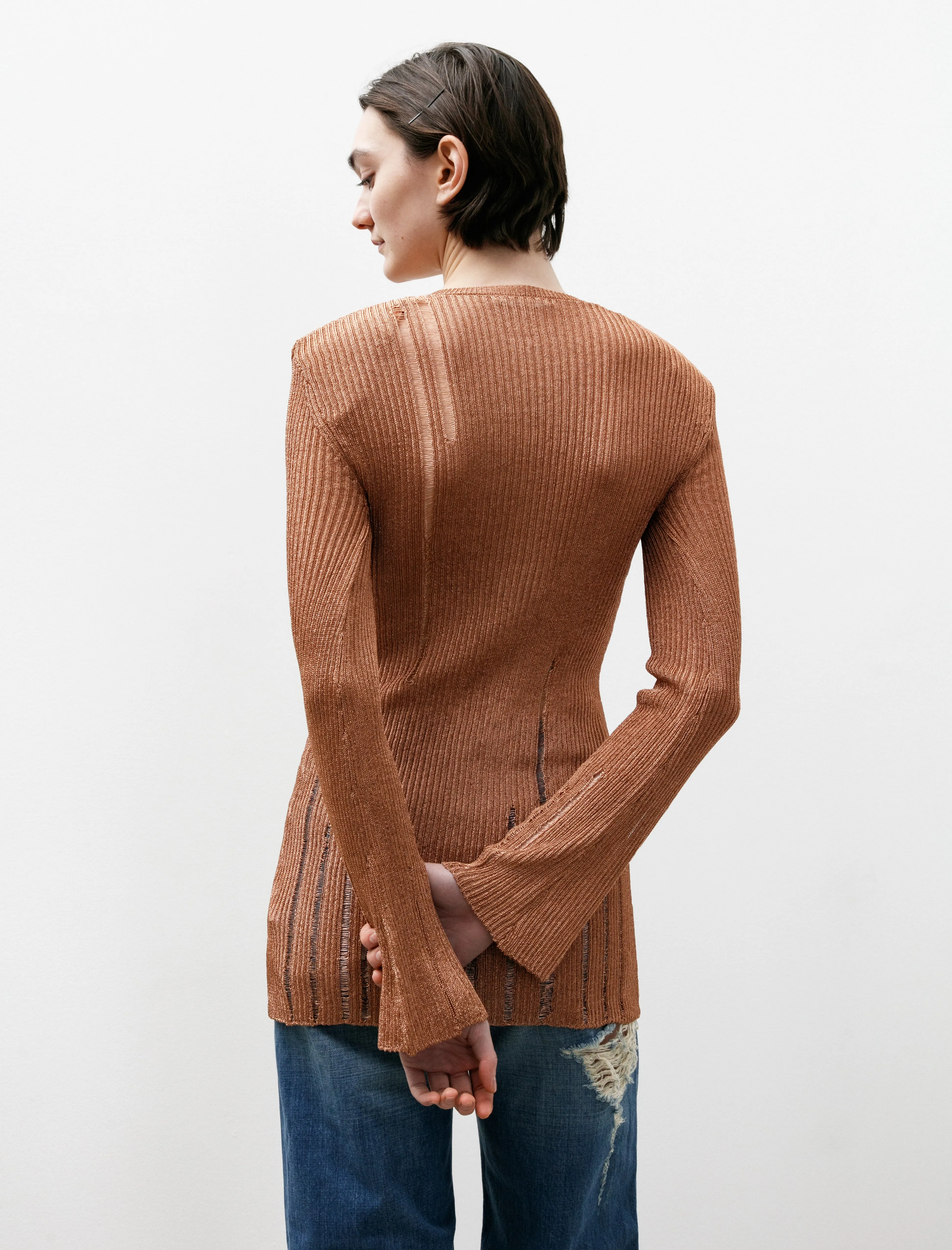 Metallic Cardigan Copper sold by SHOP NEIGHBOR product image thumbnail 4