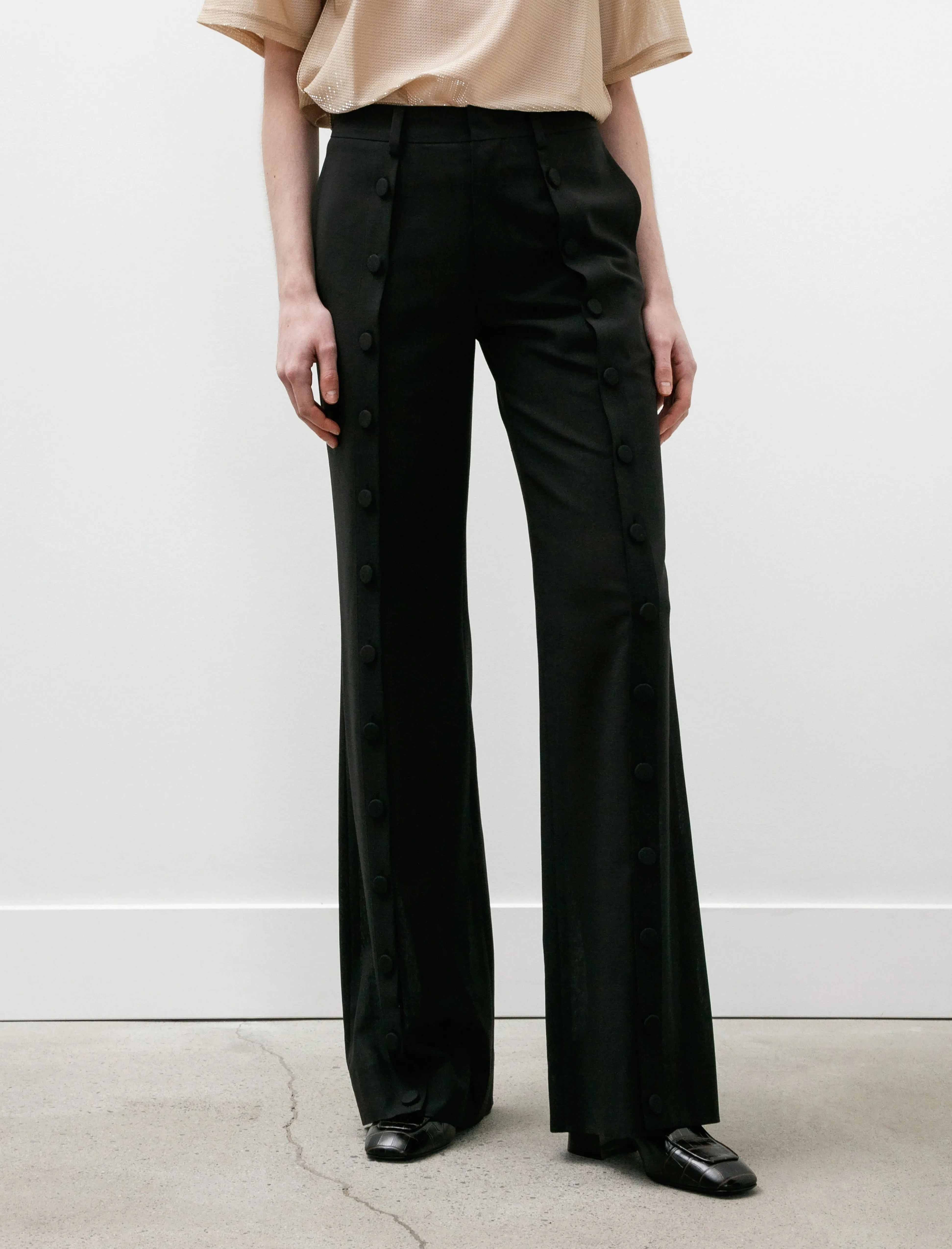 Buttoned Trousers Black sold by SHOP NEIGHBOR product image thumbnail 2