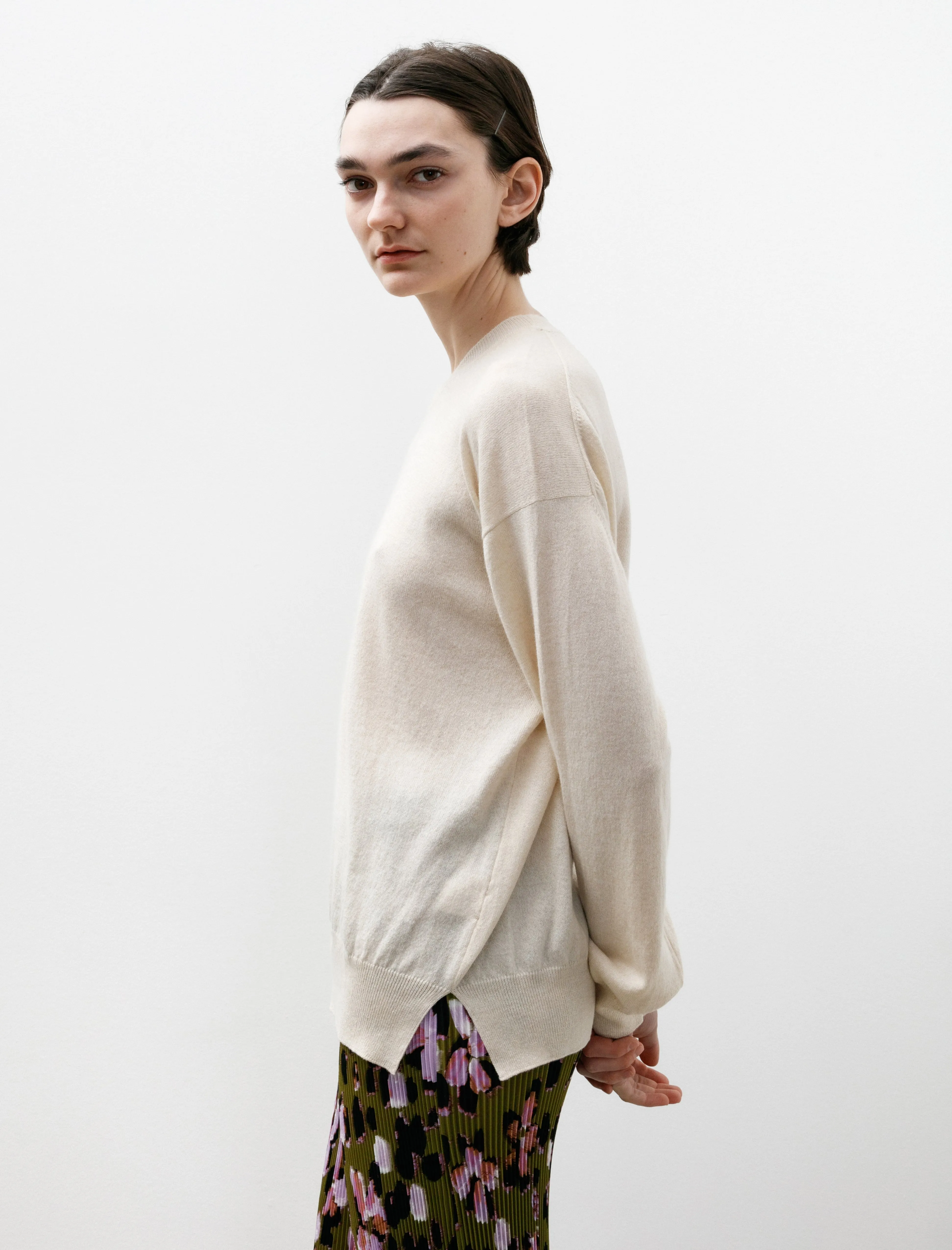 Tahra Cotton Cashmere Crewneck Canvas sold by SHOP NEIGHBOR product image thumbnail 3