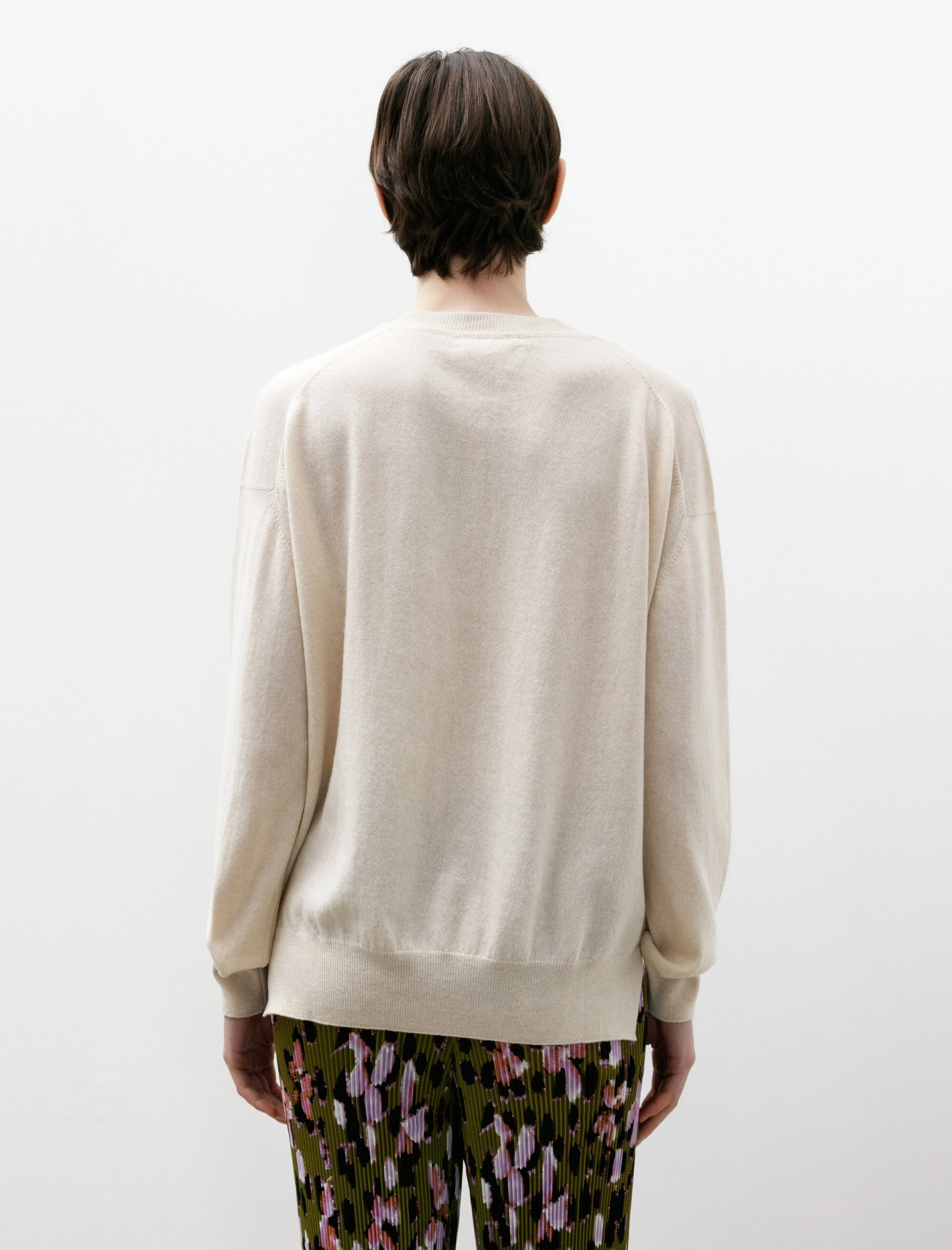 Tahra Cotton Cashmere Crewneck Canvas sold by SHOP NEIGHBOR product image thumbnail 4