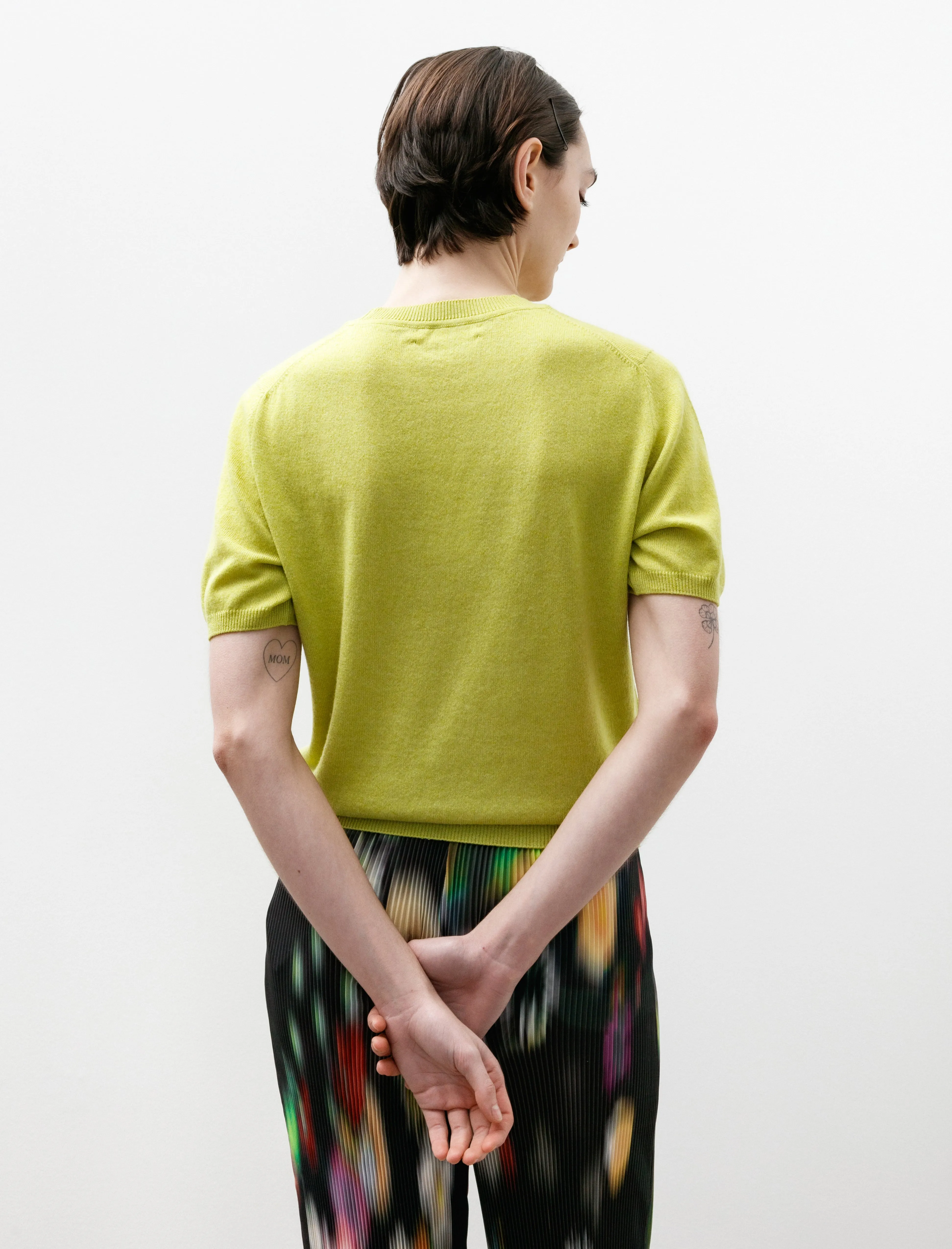 Emer T-Shirt Cotton Cashmere Lime Green sold by SHOP NEIGHBOR product image thumbnail 4