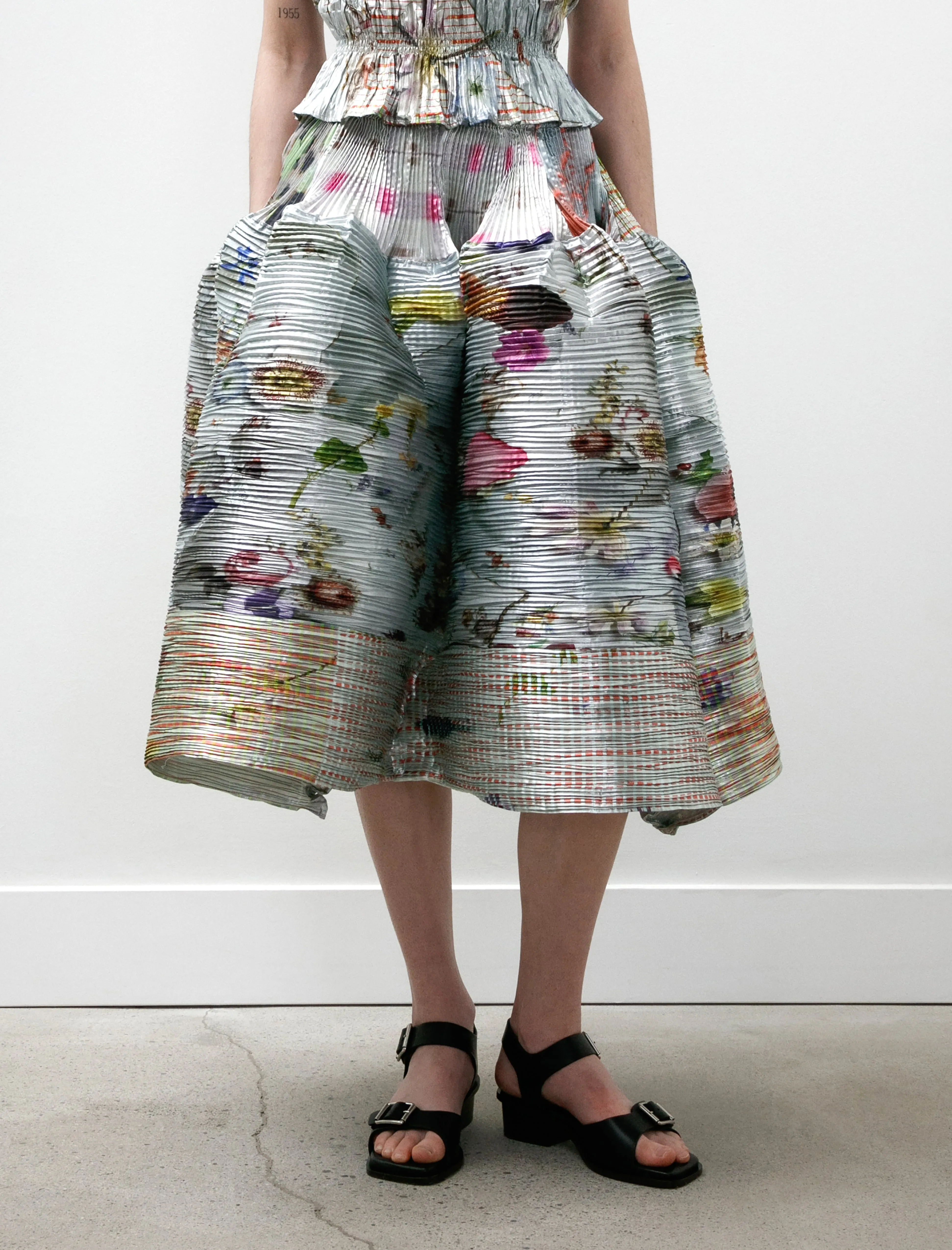 Kenza Metallic Handpleated Skirt Maria sold by SHOP NEIGHBOR product image thumbnail 2