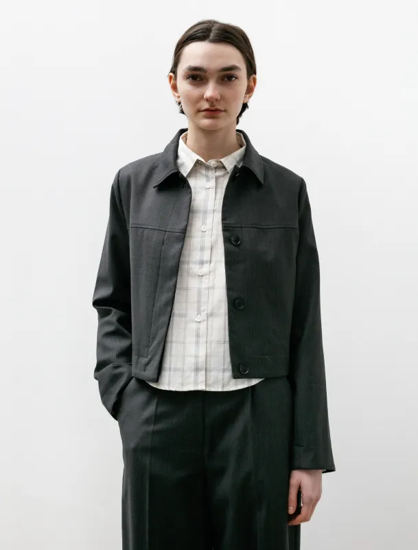 Above Jacket Grey 50s Stripe sold by SHOP NEIGHBOR