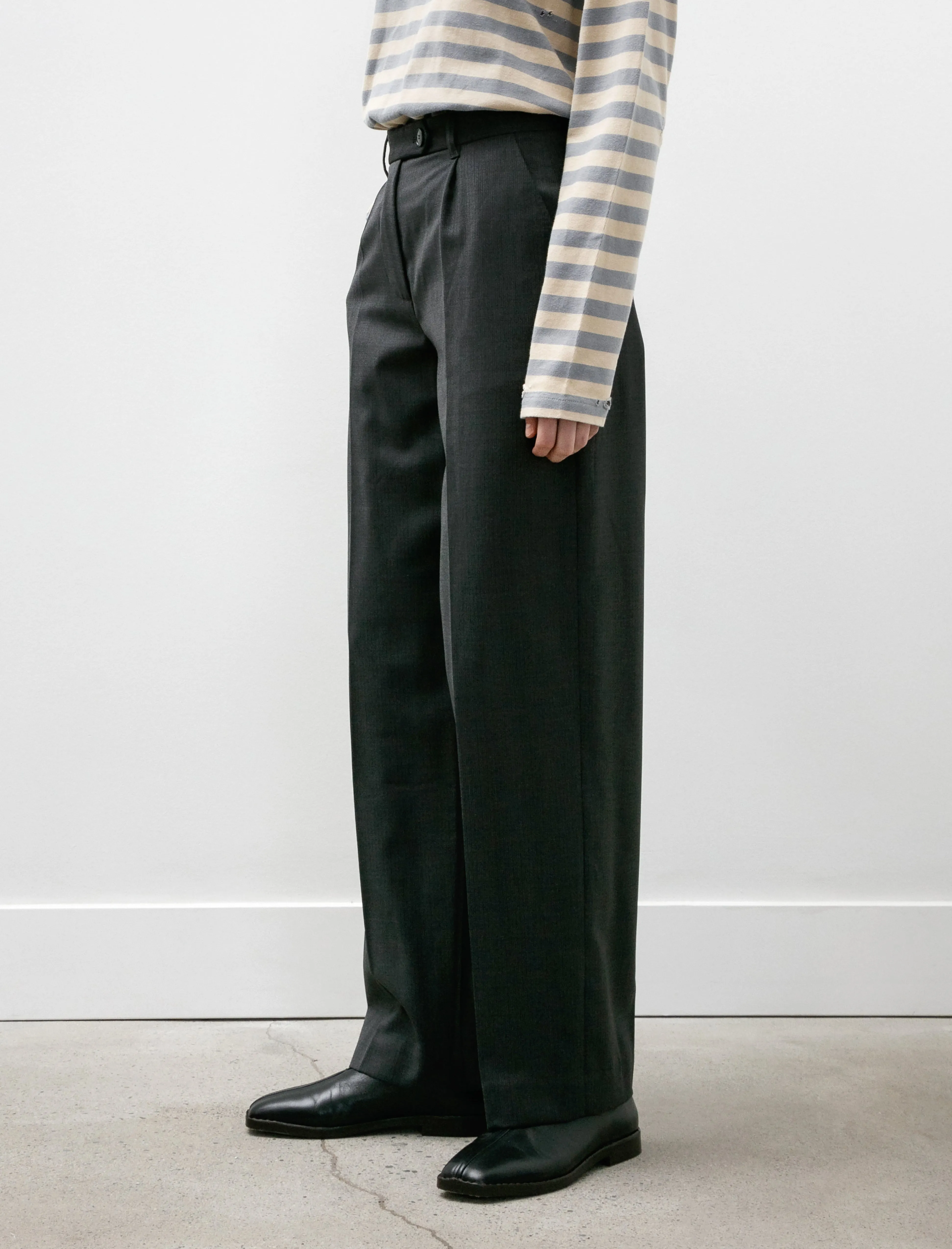 Primary Trousers Grey 50s Stripe sold by SHOP NEIGHBOR product image thumbnail 3