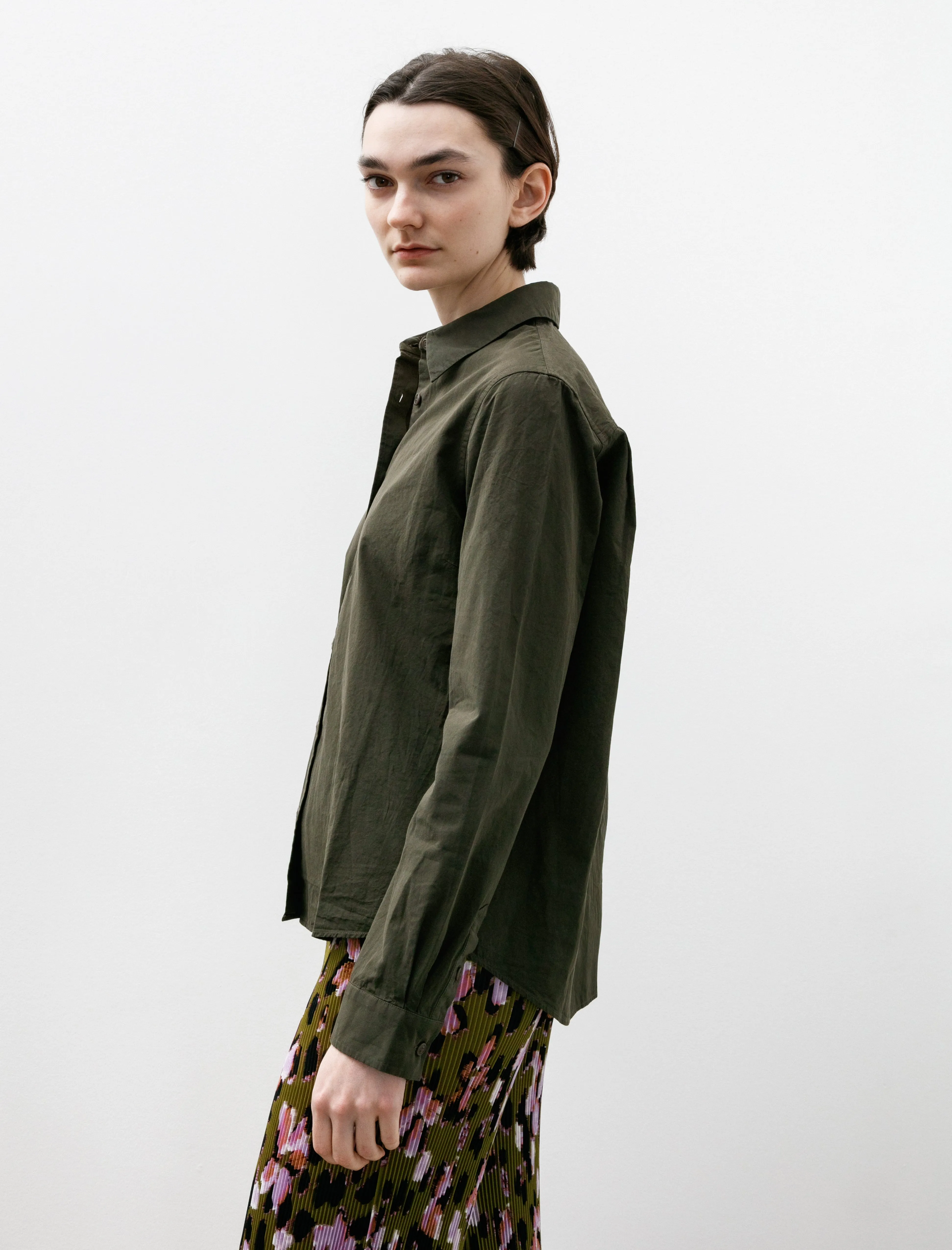 Chloe Shirt Paper Cot Khaki sold by SHOP NEIGHBOR product image thumbnail 3