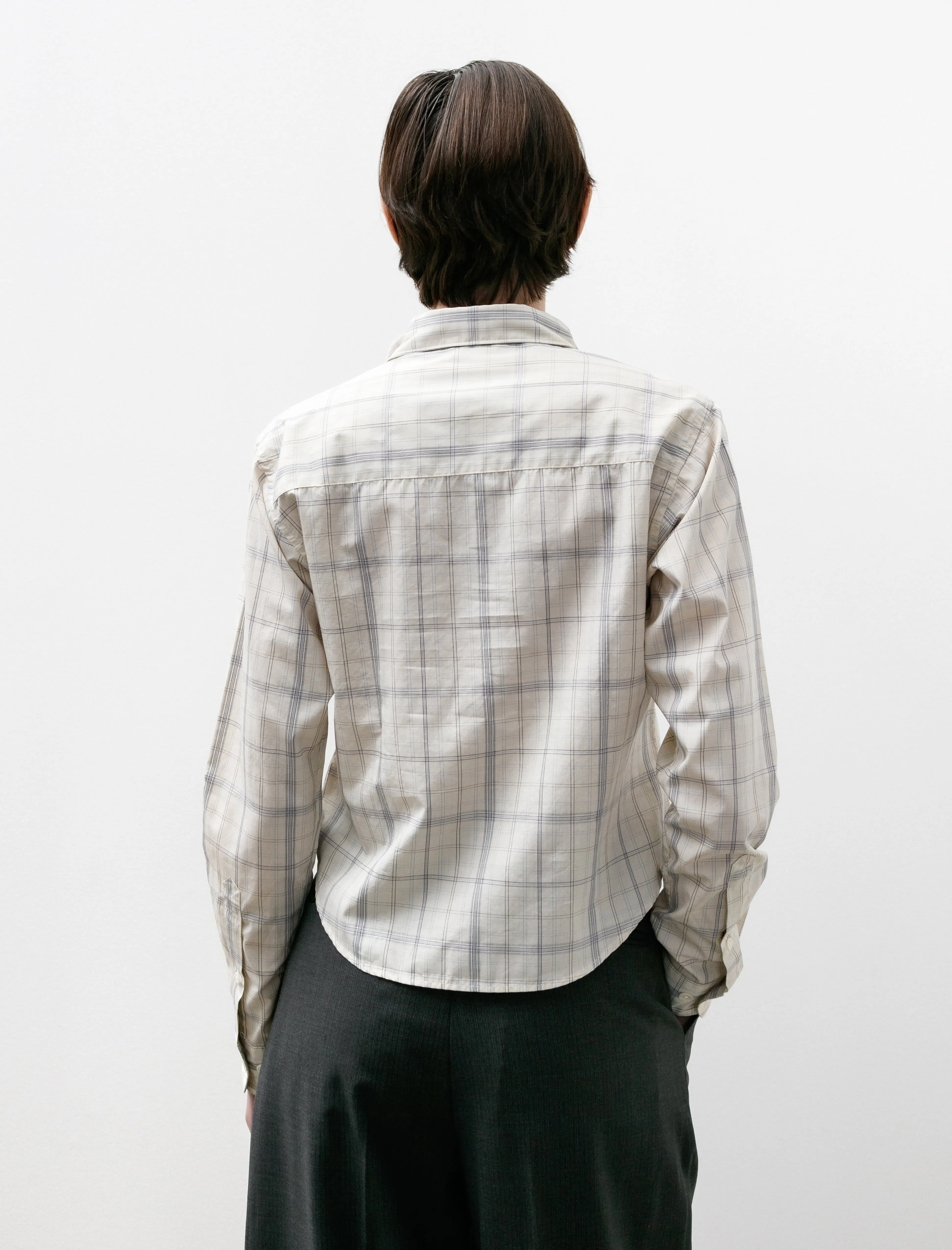 Writers Shirt Ivory Check sold by SHOP NEIGHBOR product image thumbnail 4