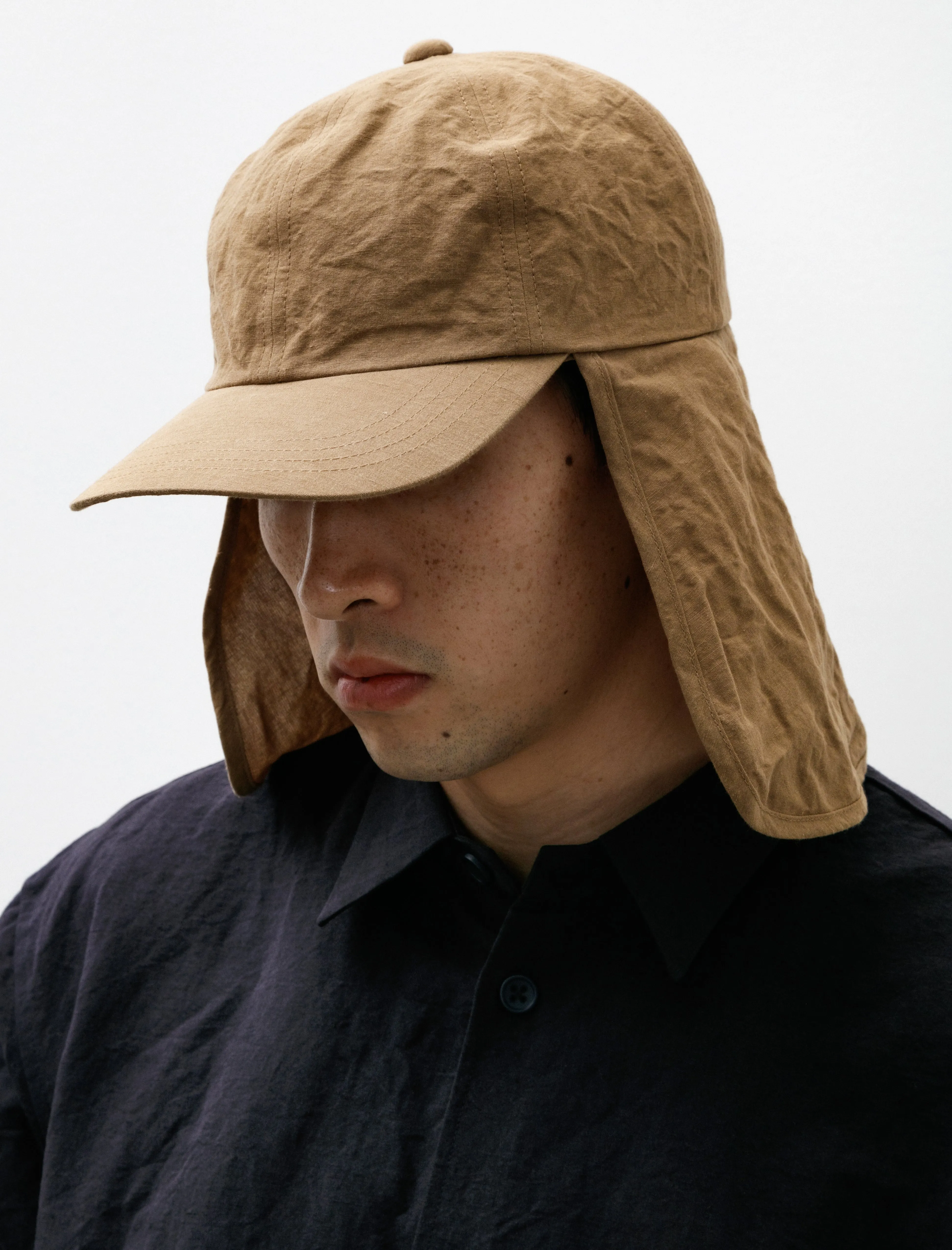 R18 Cap-4 Sun Cap Reed Linen sold by SHOP NEIGHBOR product image thumbnail 3