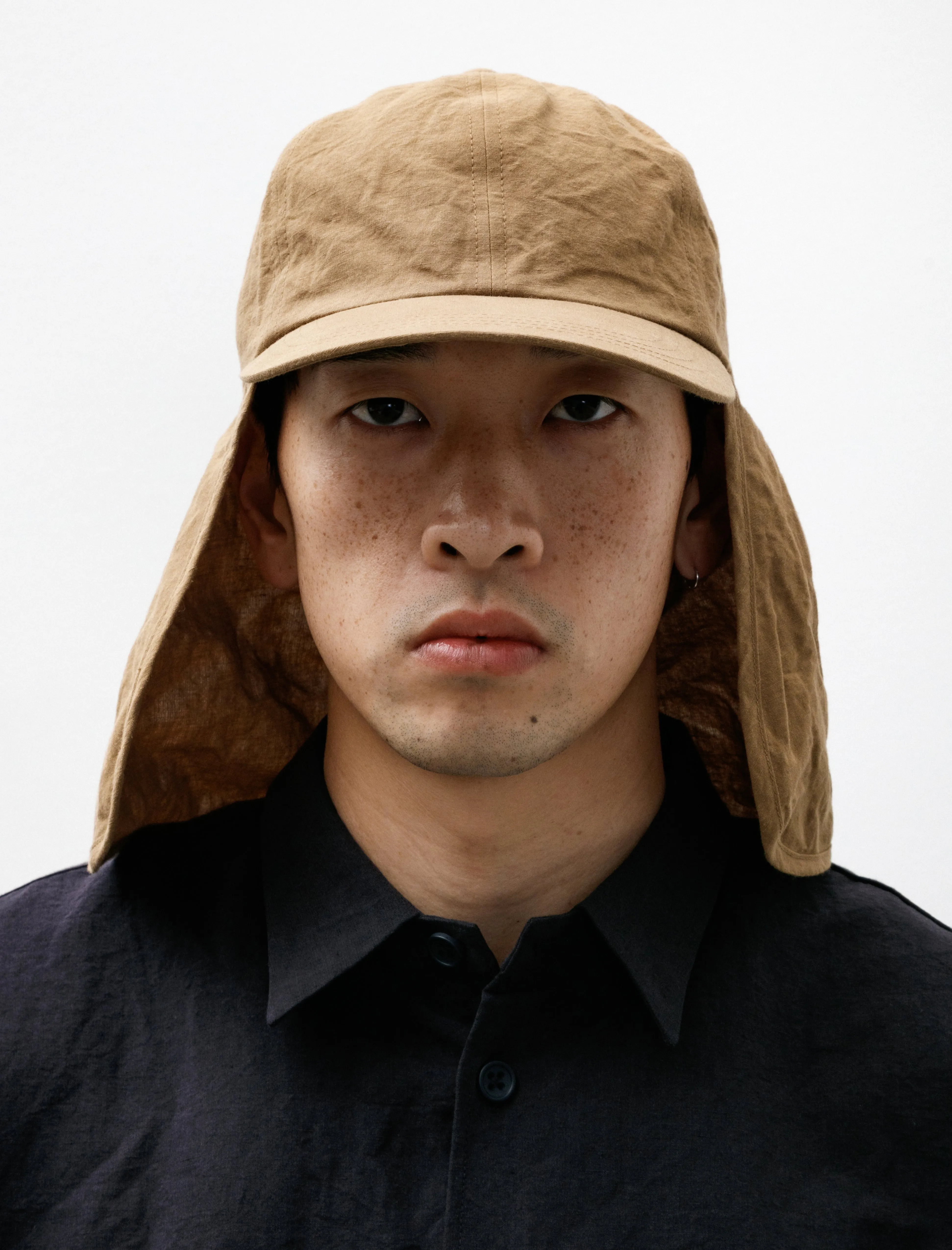 R18 Cap-4 Sun Cap Reed Linen sold by SHOP NEIGHBOR