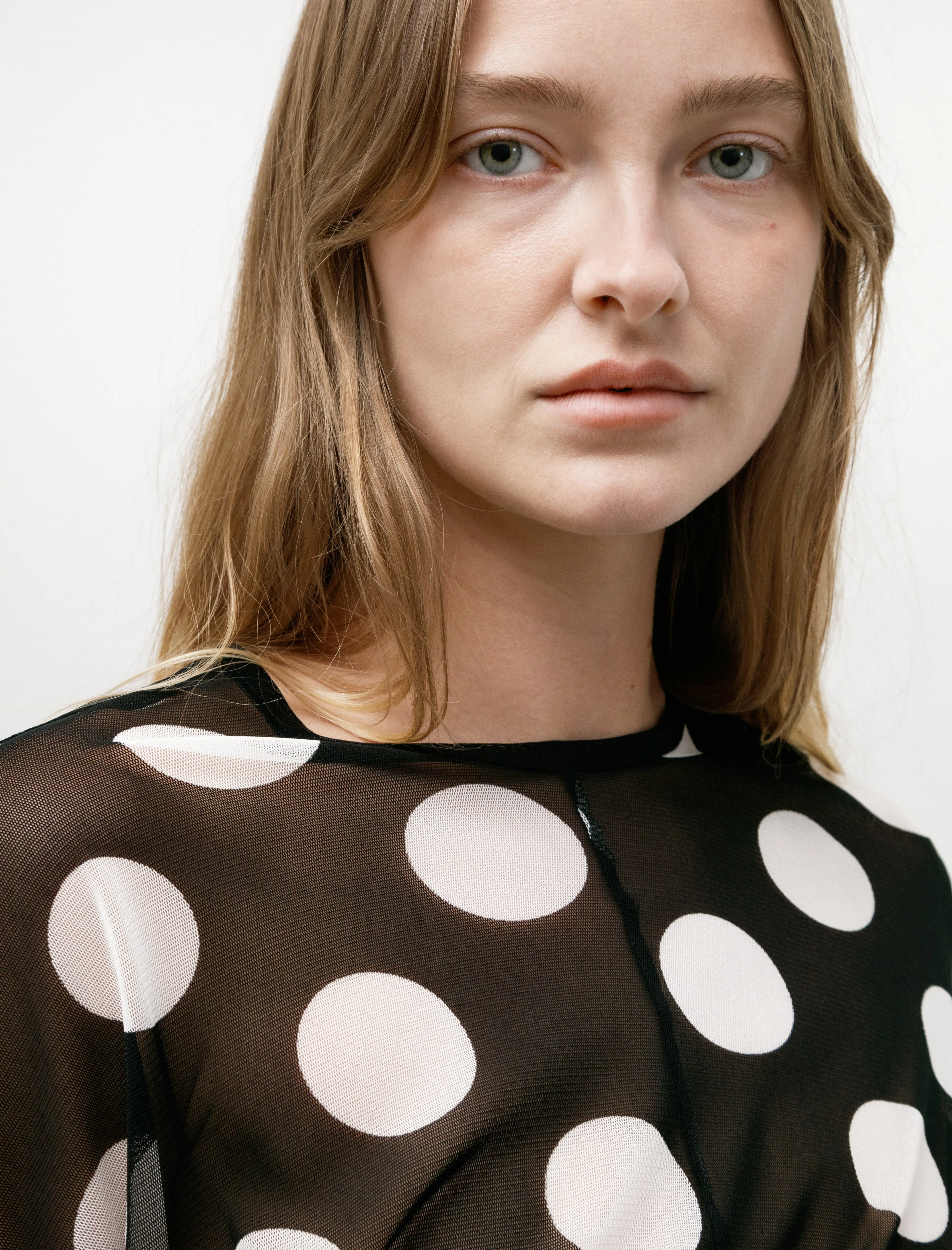 Twisted Tunic Black/White Polka Dot sold by SHOP NEIGHBOR product image thumbnail 2