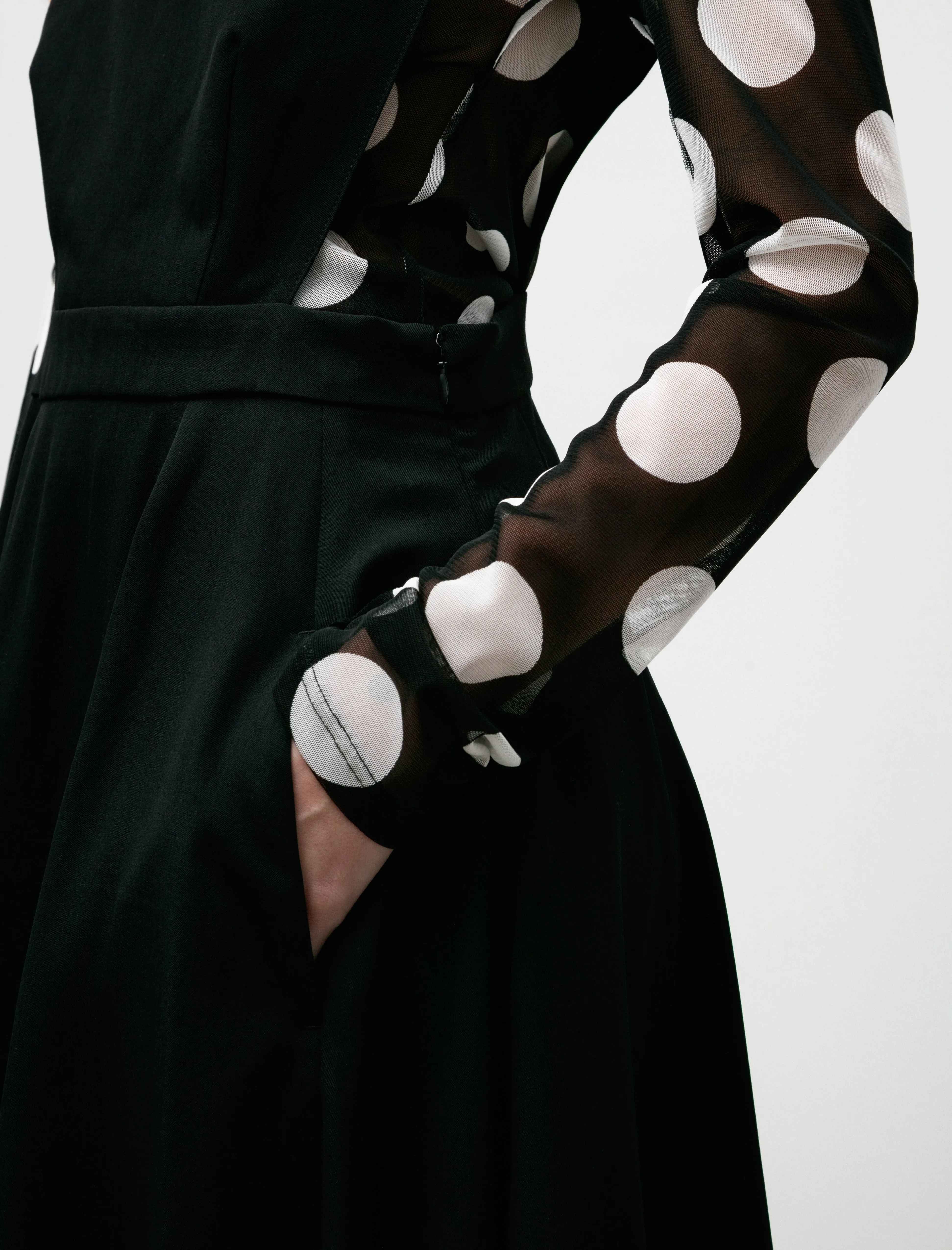 Scoop Back Pinafore Dress Black sold by SHOP NEIGHBOR product image thumbnail 4