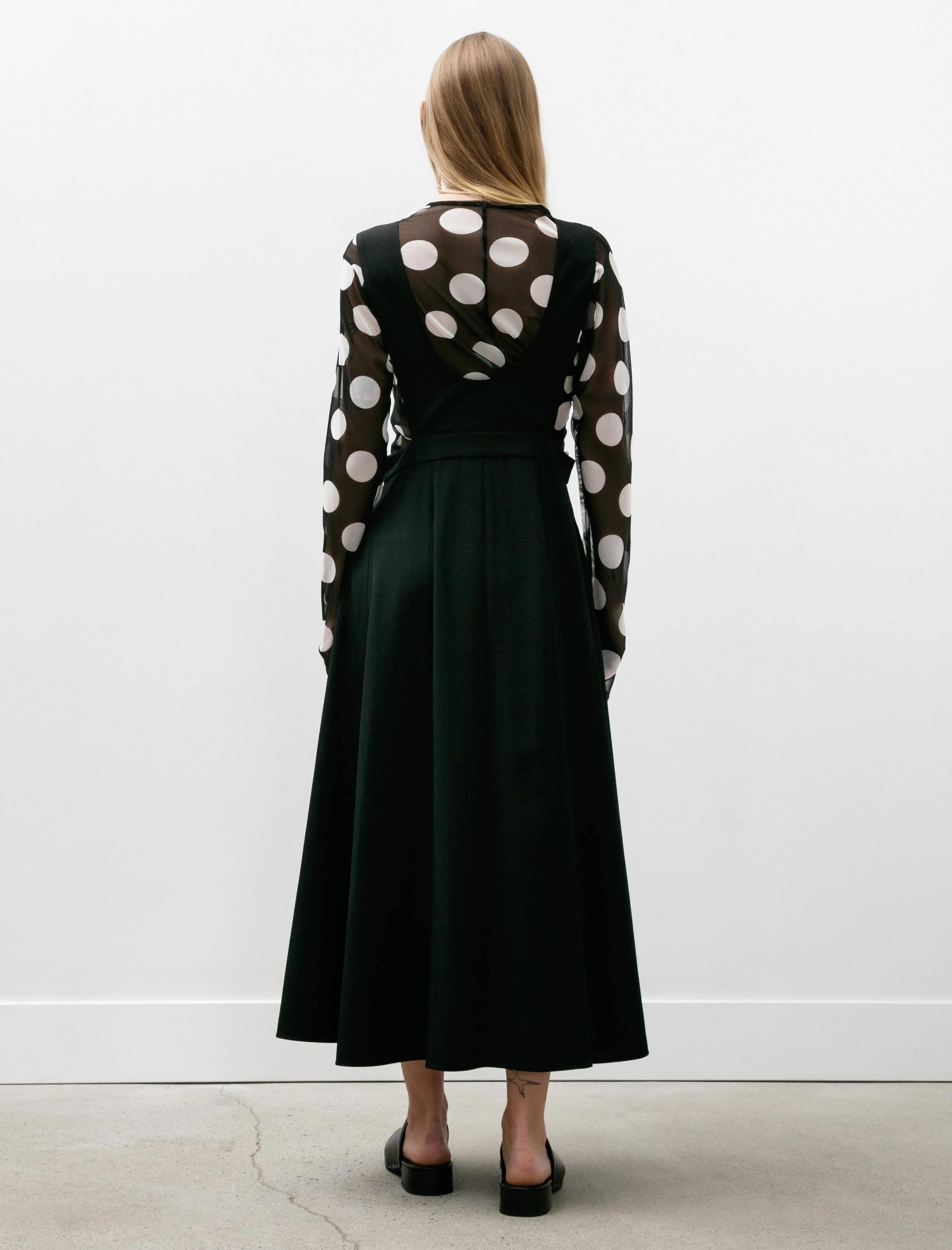 Scoop Back Pinafore Dress Black sold by SHOP NEIGHBOR product image thumbnail 3