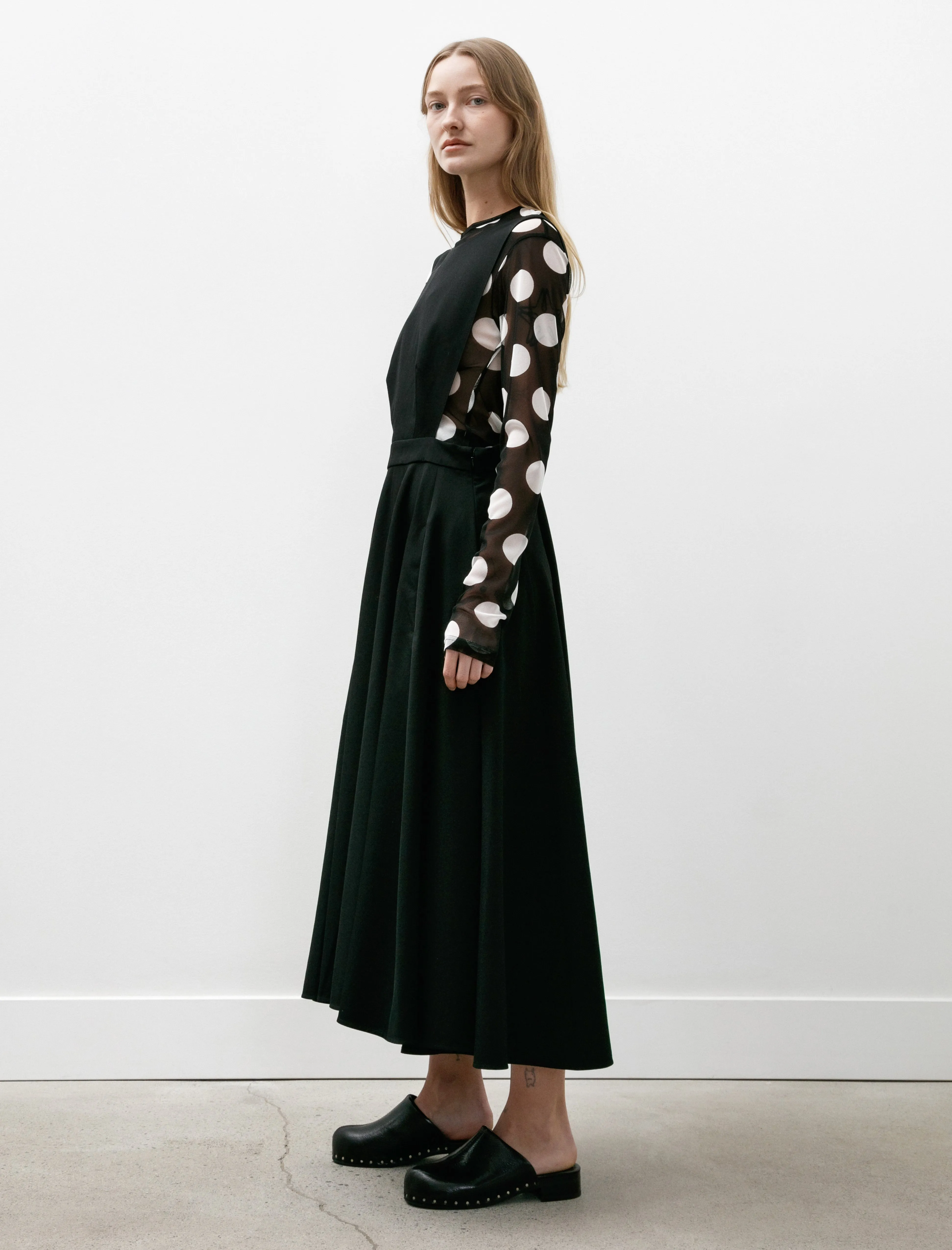 Scoop Back Pinafore Dress Black sold by SHOP NEIGHBOR product image thumbnail 2