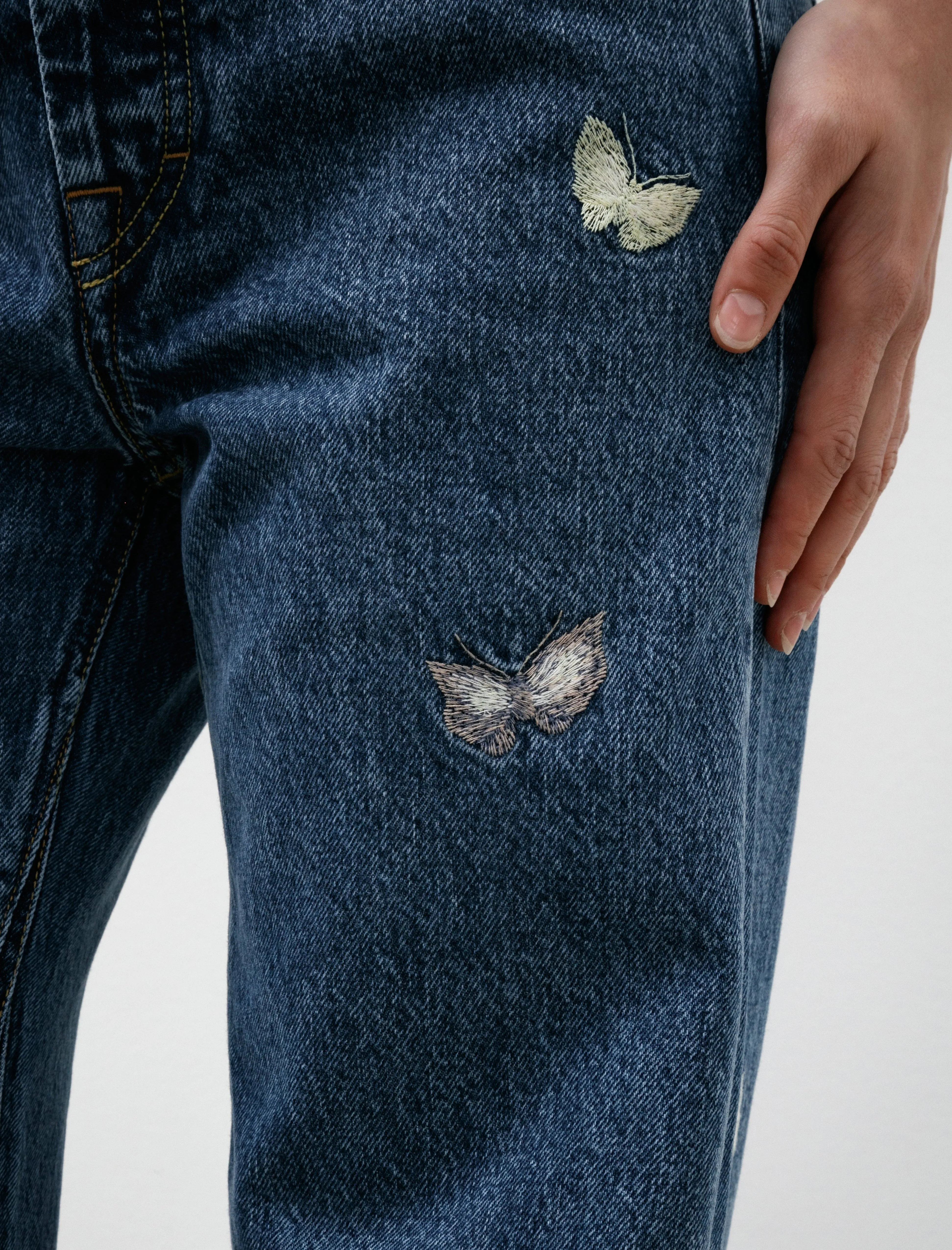 Treble Cut Indigo Butterfly sold by SHOP NEIGHBOR product image thumbnail 3