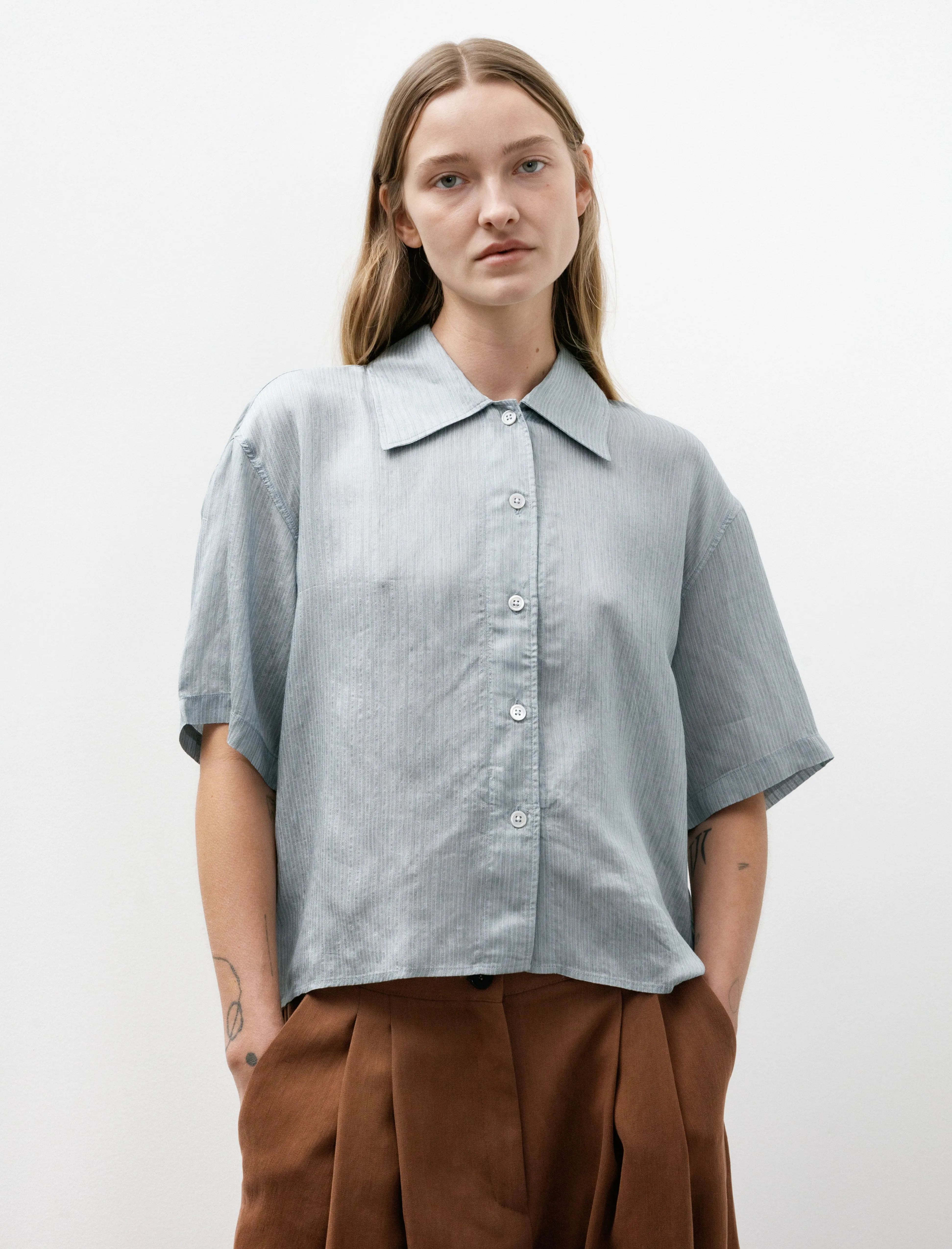 Sincere Shirt Ice Cold Grey Cloudy Cotton sold by SHOP NEIGHBOR