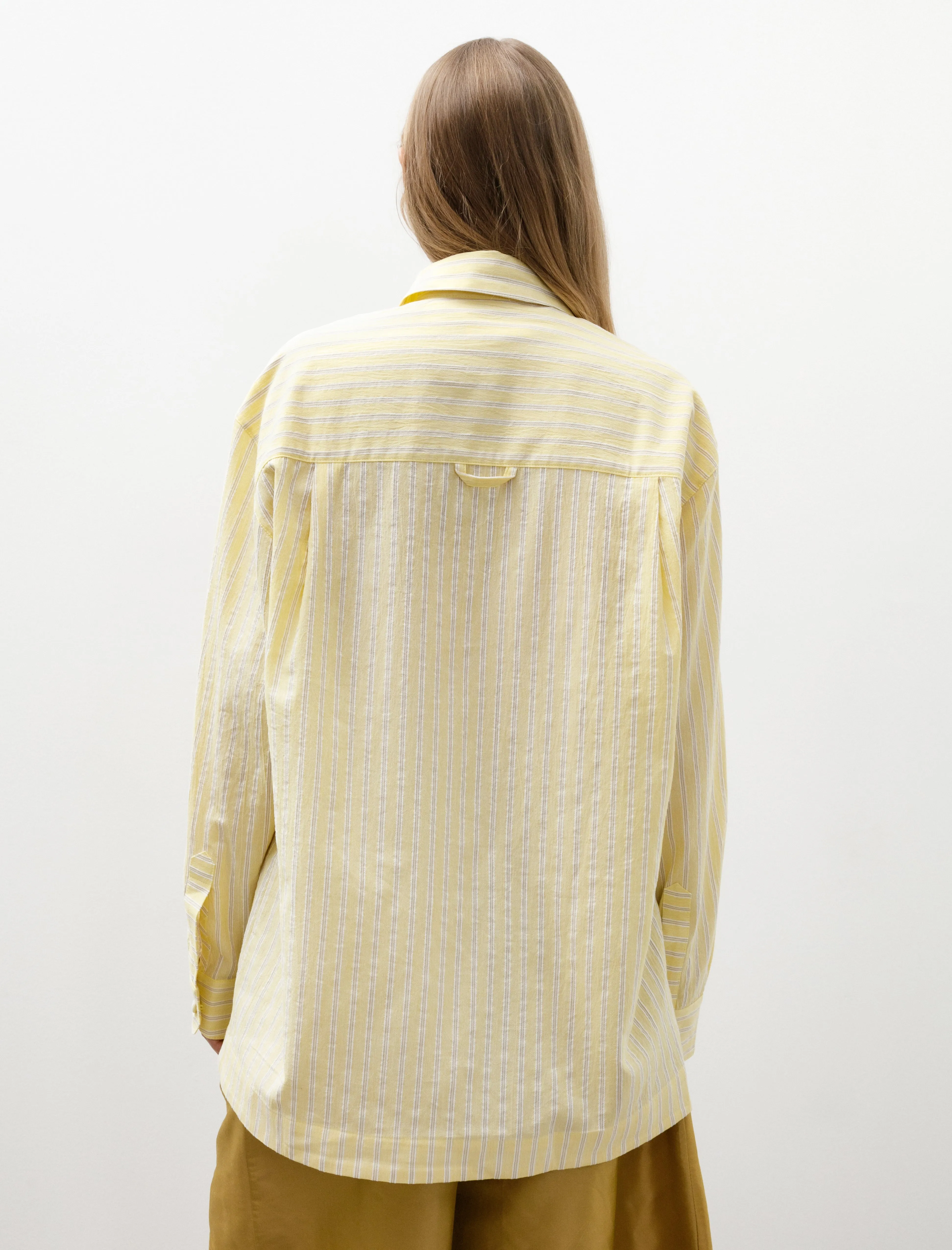 June Shirt Japanese Mugwasher Stripe Buttercup sold by SHOP NEIGHBOR product image thumbnail 5