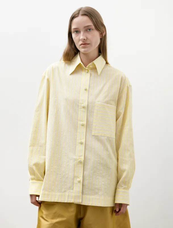 June Shirt Japanese Mugwasher Stripe Buttercup sold by SHOP NEIGHBOR