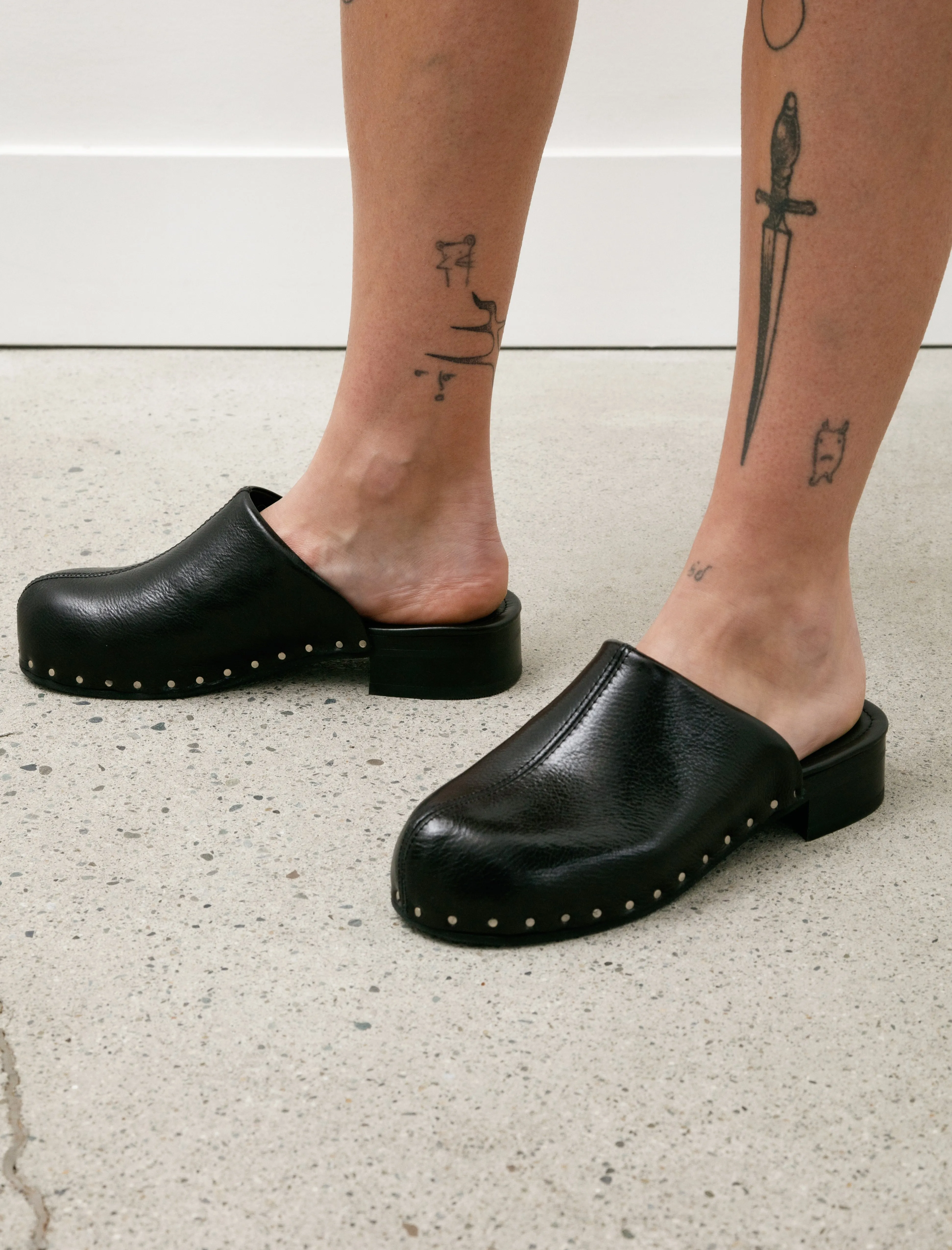 Naoto Clog Supple Leather Black sold by SHOP NEIGHBOR product image thumbnail 2