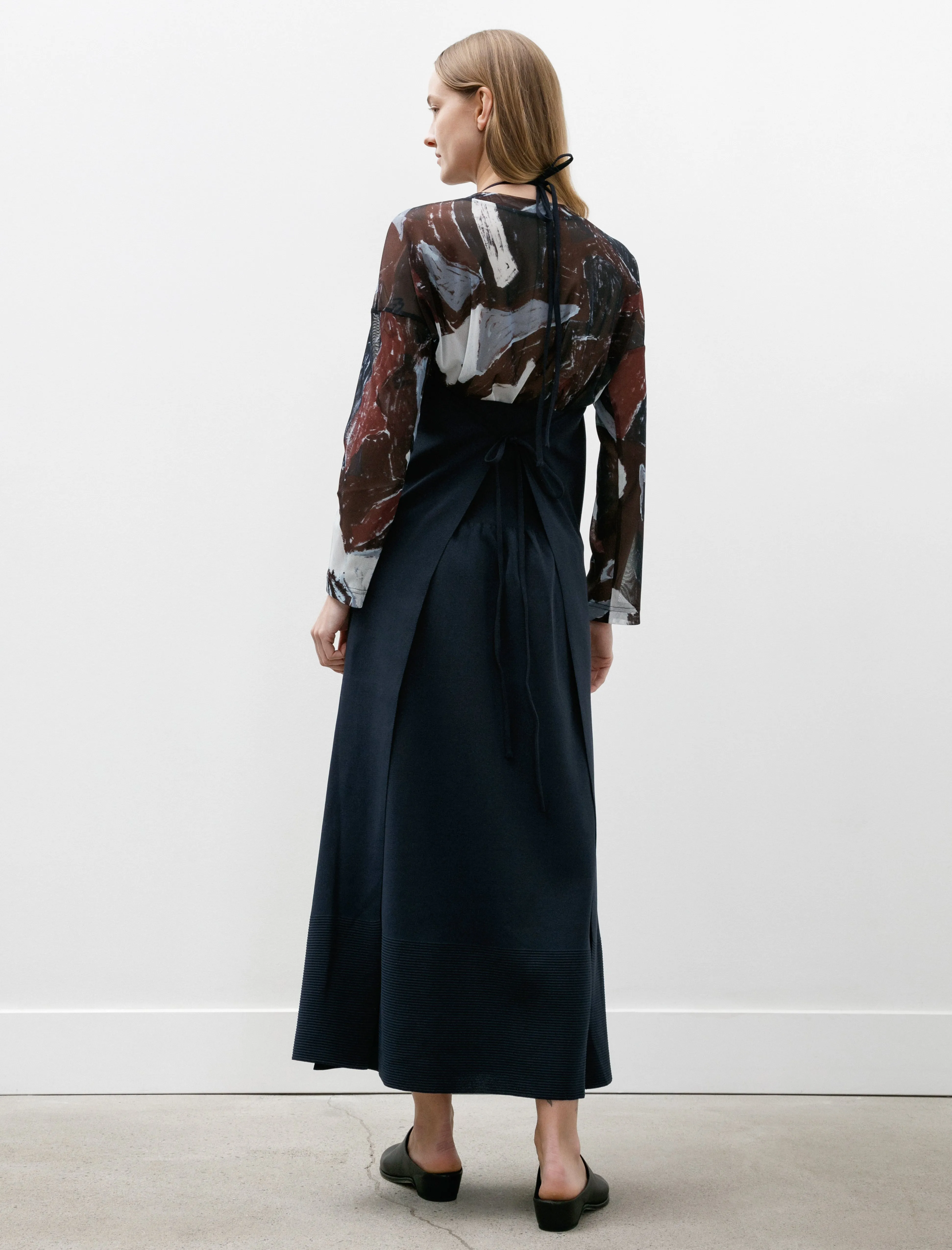 Soft Milan Apron Dress Navy sold by SHOP NEIGHBOR product image thumbnail 3