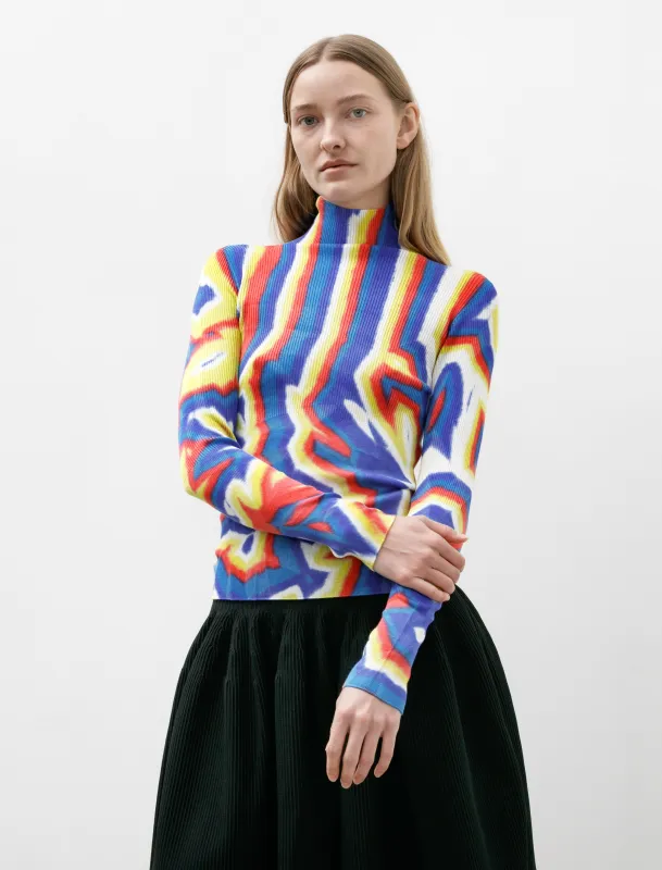 Silk Chusen Dye LS Top Multi made by CFCL Womens