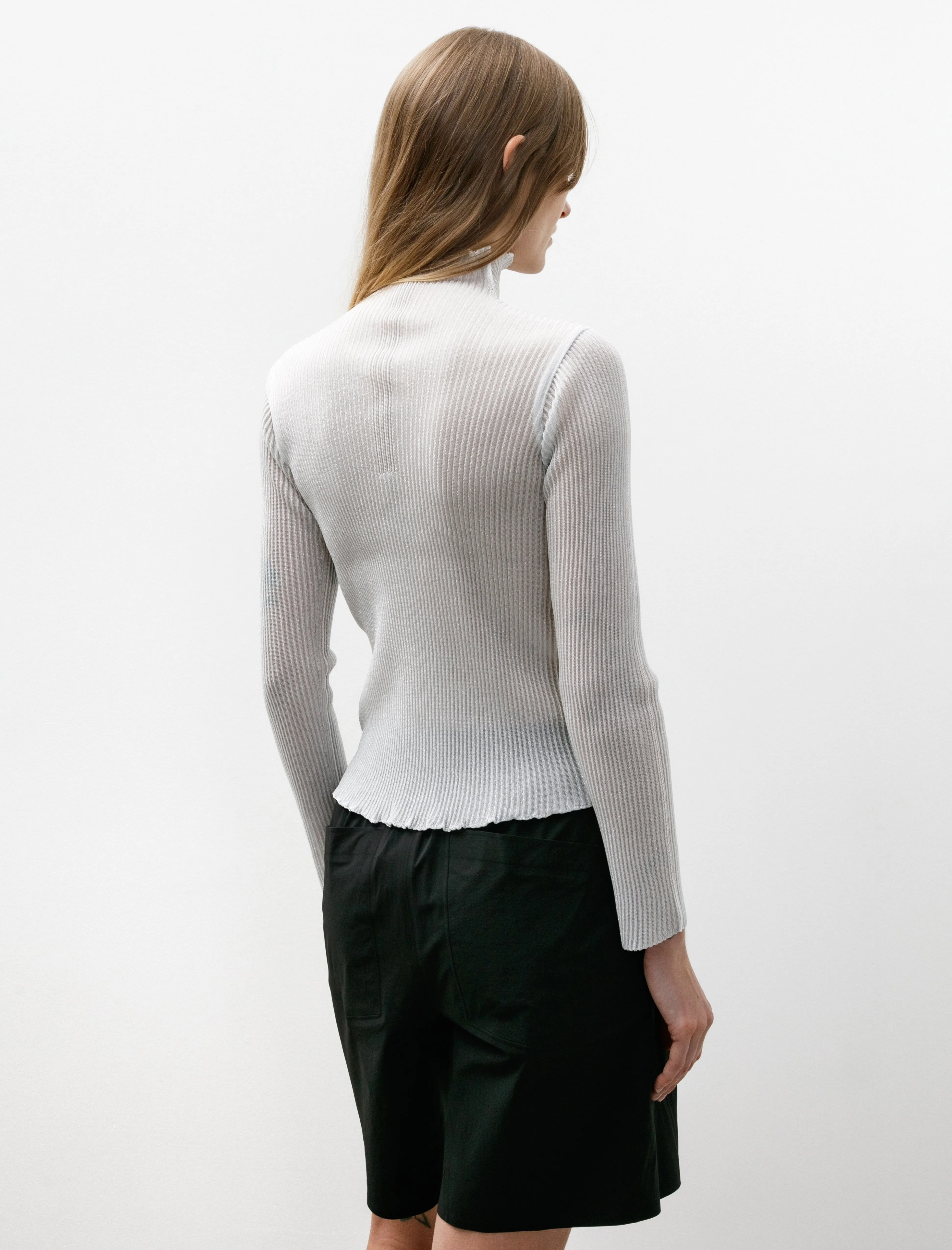 Hypha Lucent Glitter LS Top White/Silver sold by SHOP NEIGHBOR product image thumbnail 4