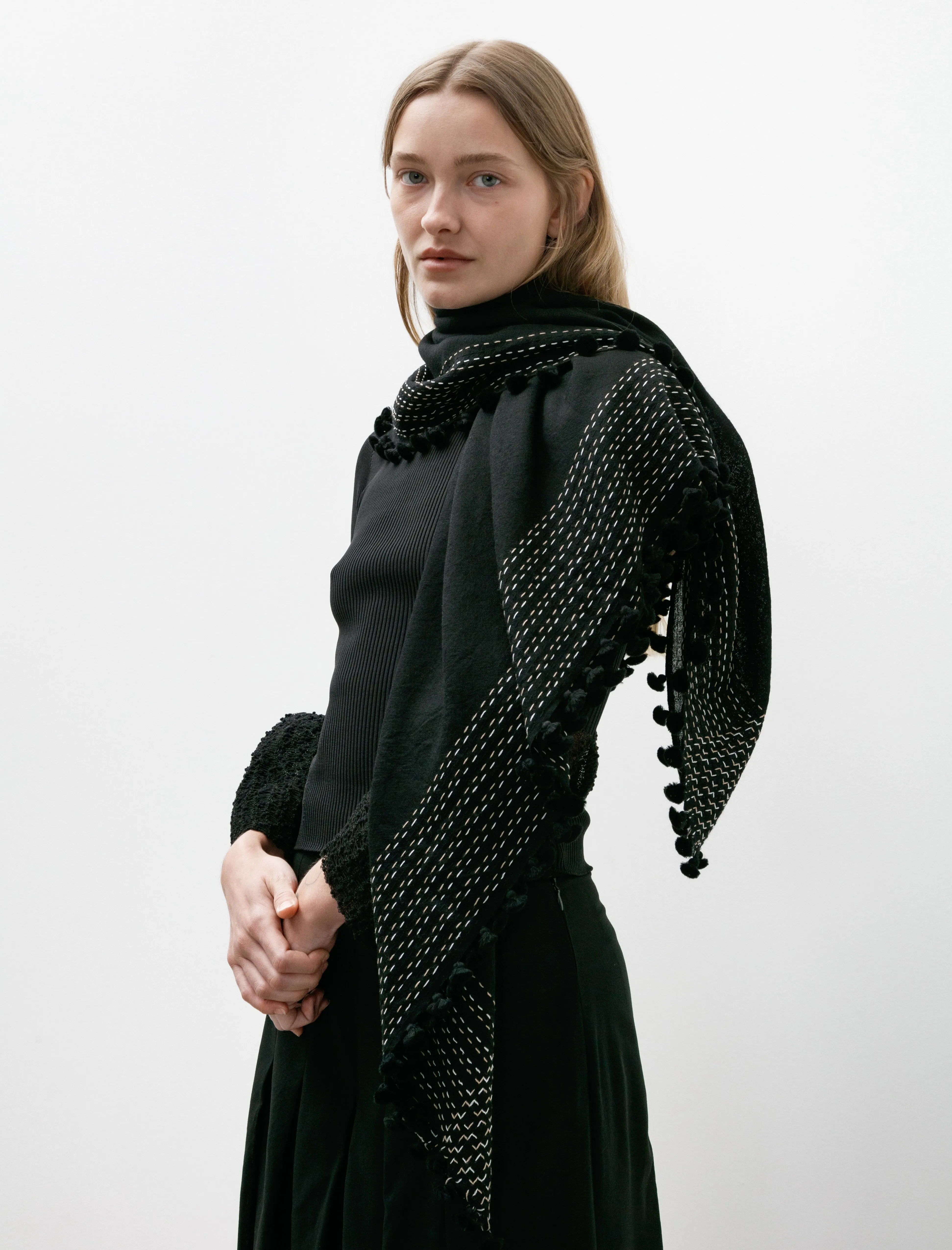 Bonbon Scarf Black sold by SHOP NEIGHBOR