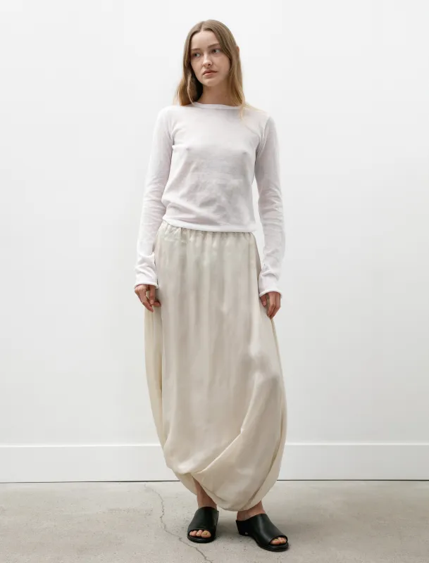 Balloon Skirt Ivory sold by SHOP NEIGHBOR