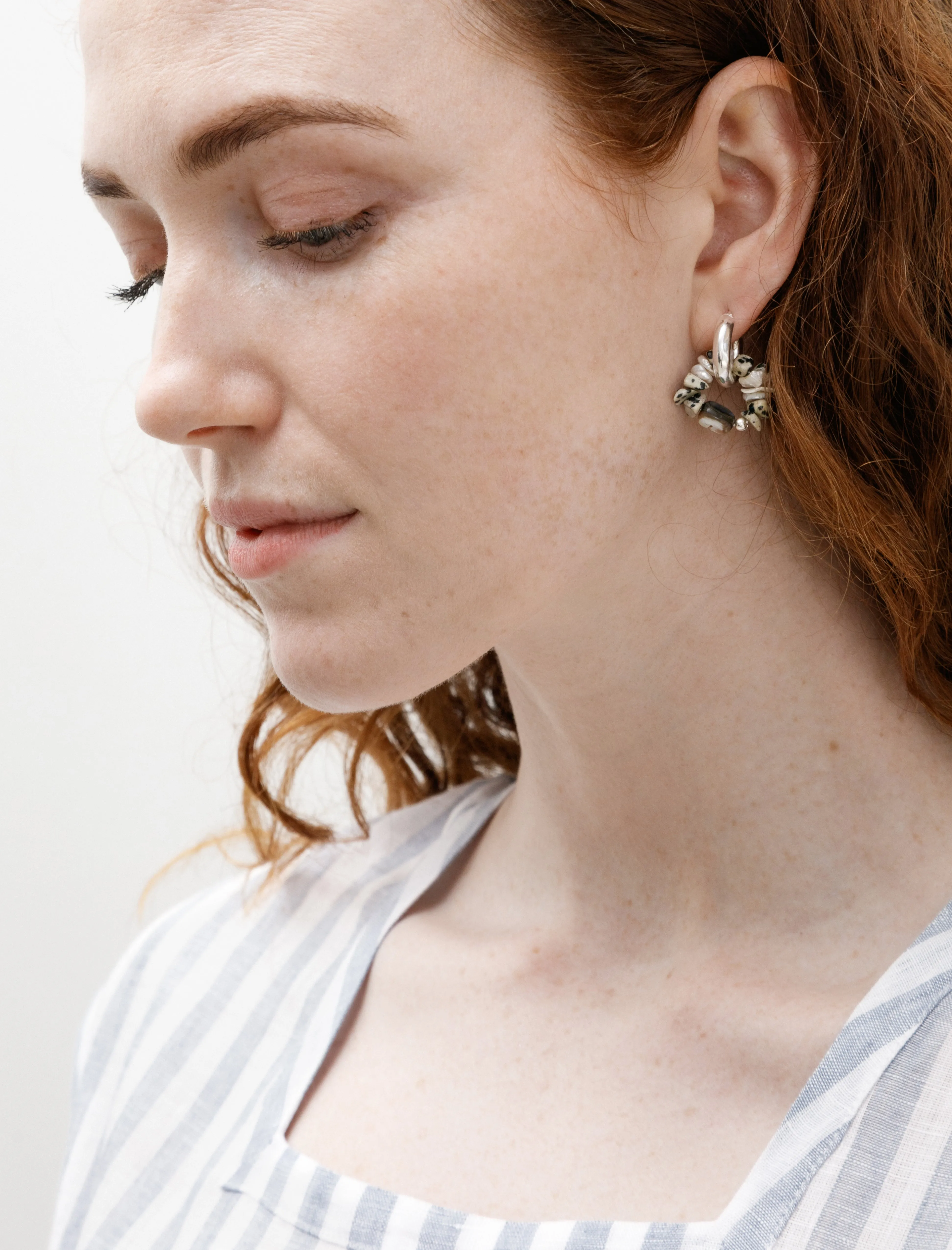 Che Bomba Earring Abalone Hoop sold by SHOP NEIGHBOR product image thumbnail 4