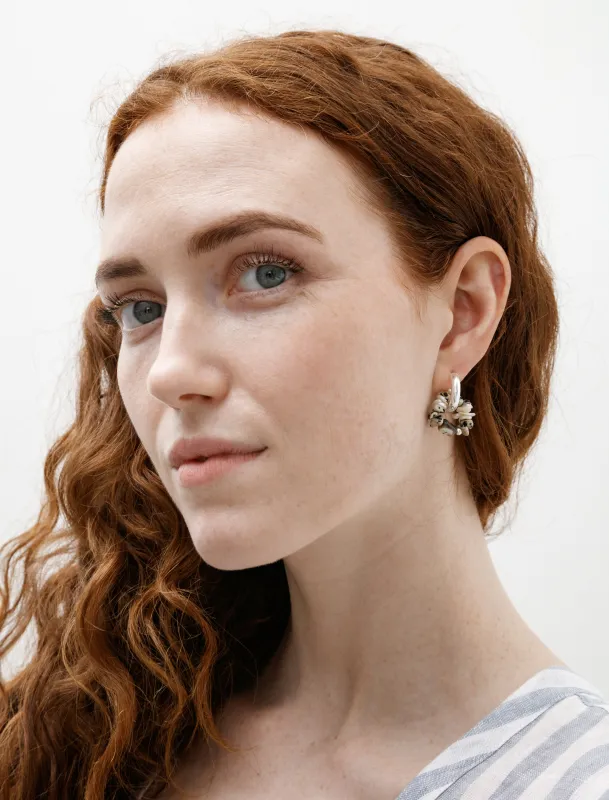 Che Bomba Earring Abalone Hoop sold by SHOP NEIGHBOR