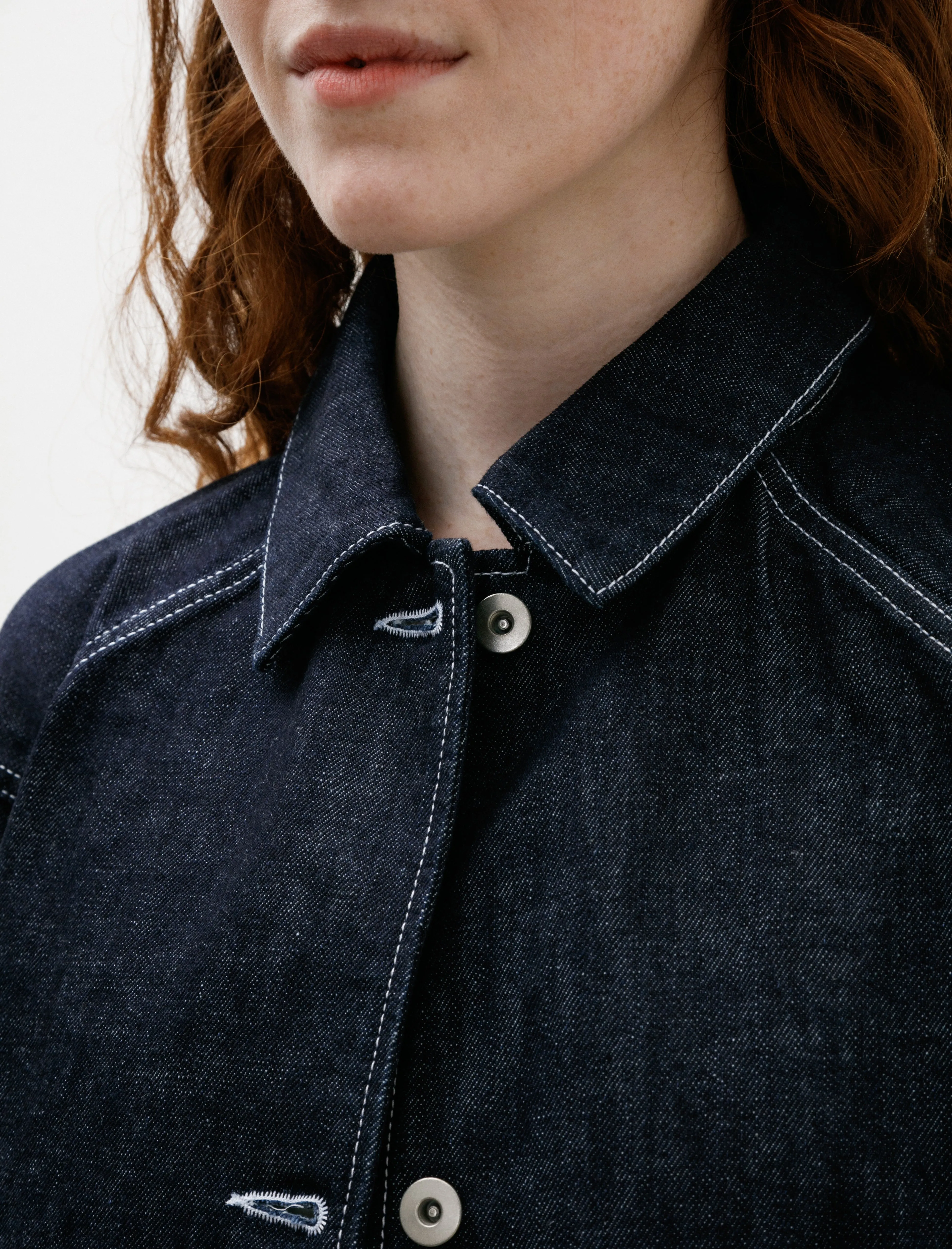 Drays Travail Denim Jacket Indigo sold by SHOP NEIGHBOR product image thumbnail 2