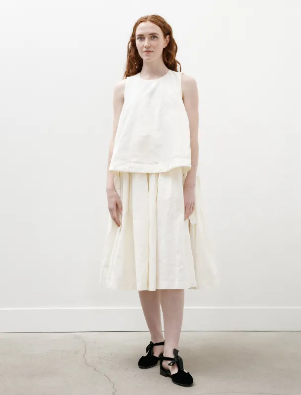 Astrid Dress Paper Cot Off White made by SHOP NEIGHBOR