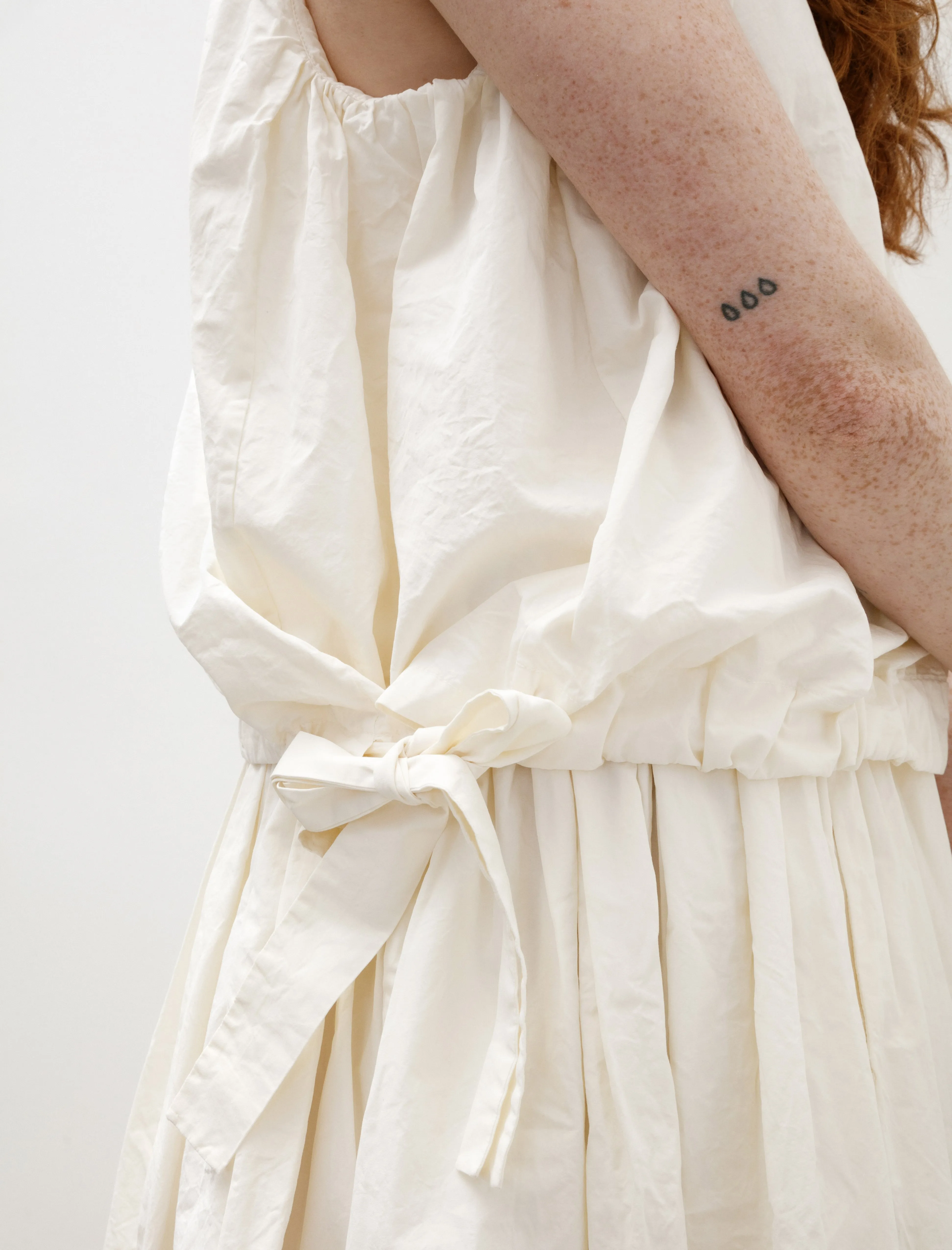 Astrid Dress Paper Cot Off White sold by SHOP NEIGHBOR product image thumbnail 4