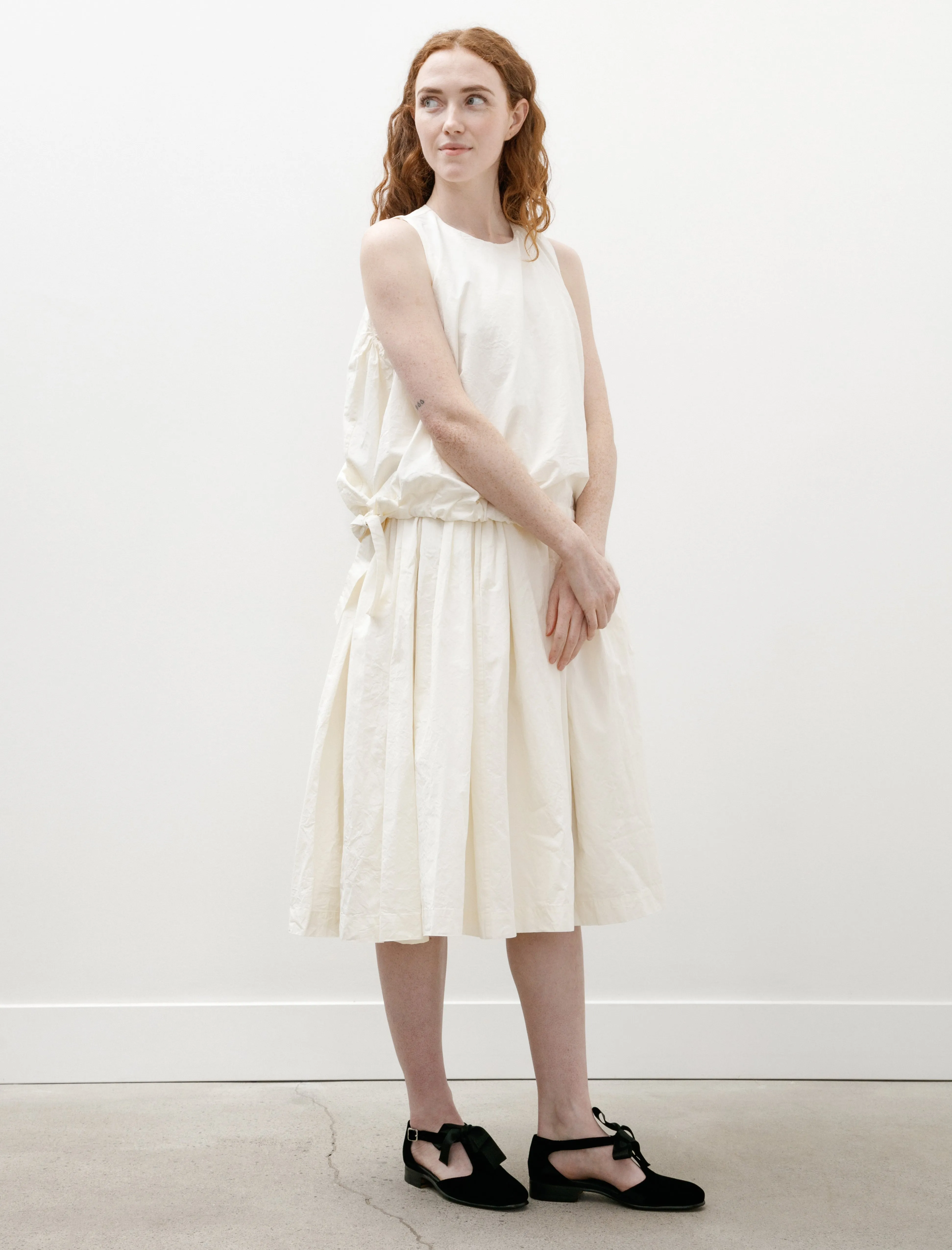 Astrid Dress Paper Cot Off White sold by SHOP NEIGHBOR product image thumbnail 5