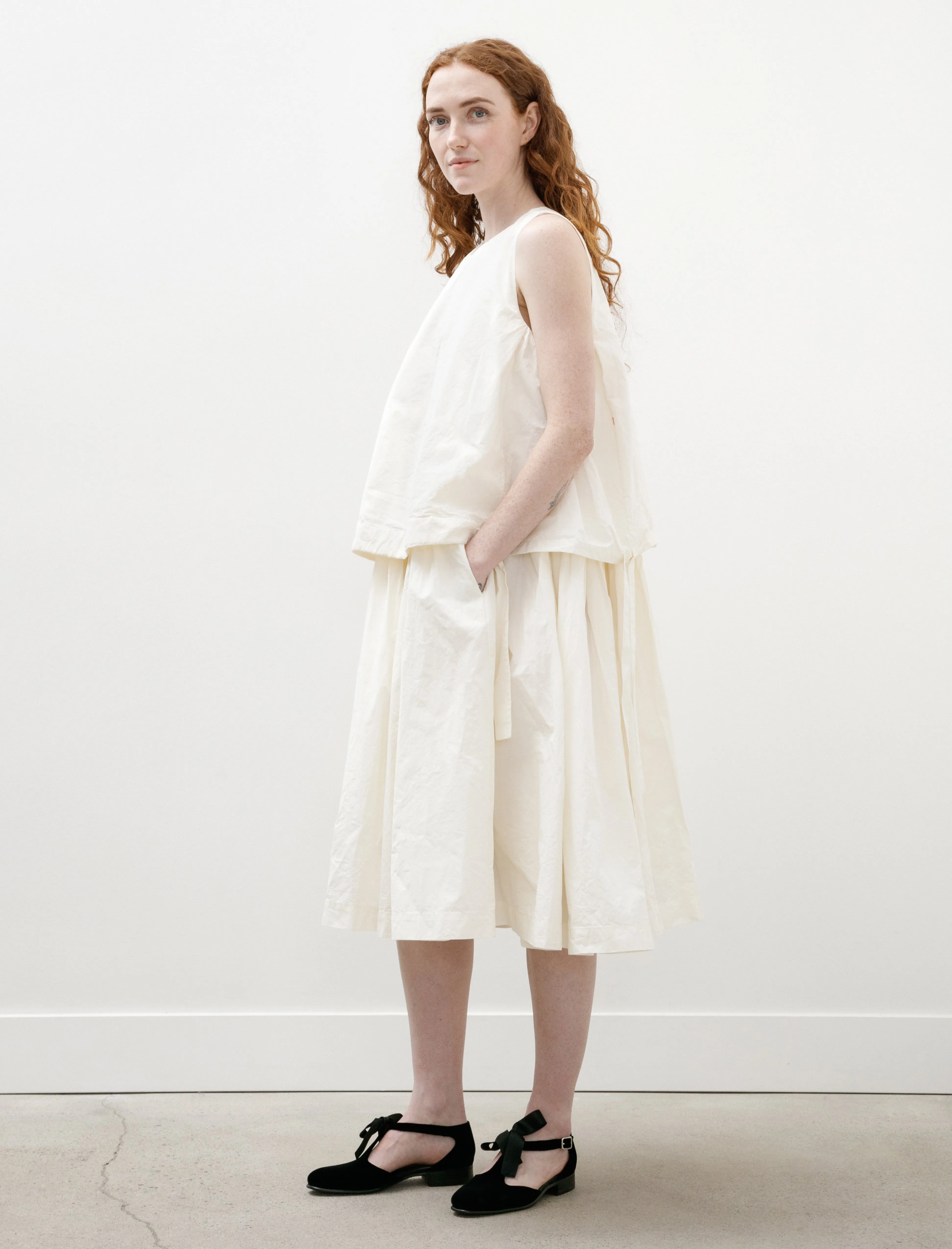 Astrid Dress Paper Cot Off White sold by SHOP NEIGHBOR product image thumbnail 2