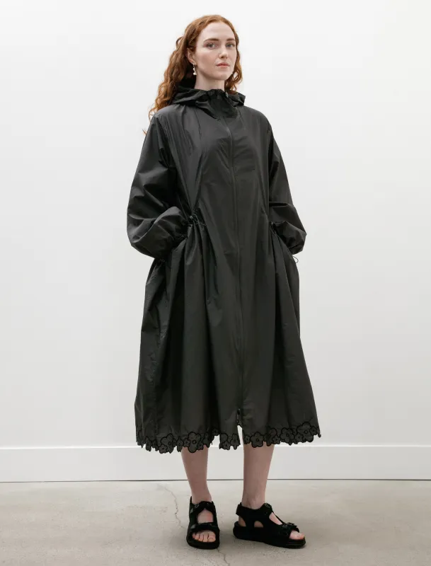 Amos Coat Embroidered Ripstop Black sold by SHOP NEIGHBOR
