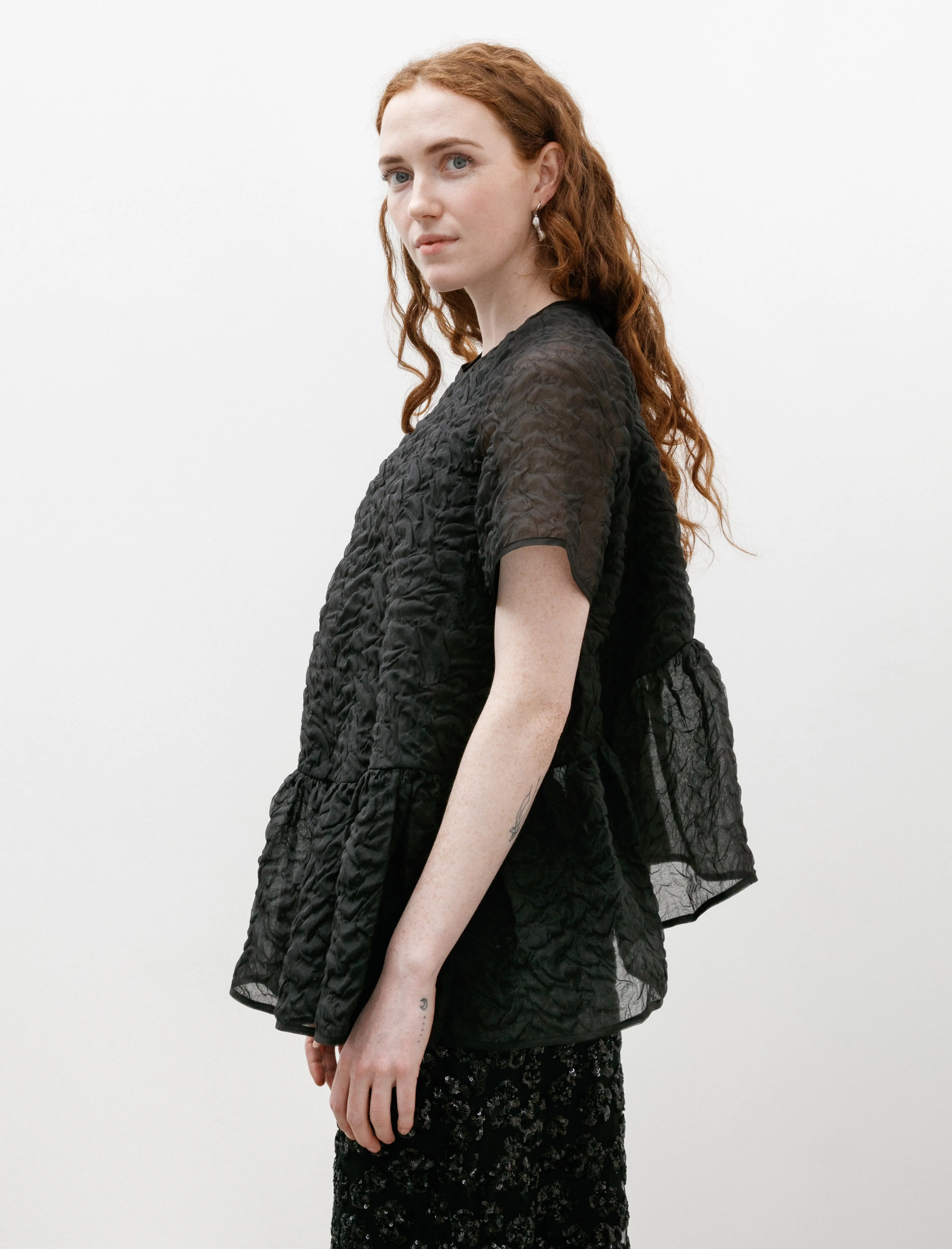 Susi Top Nimbus Matelassé Black sold by SHOP NEIGHBOR product image thumbnail 4