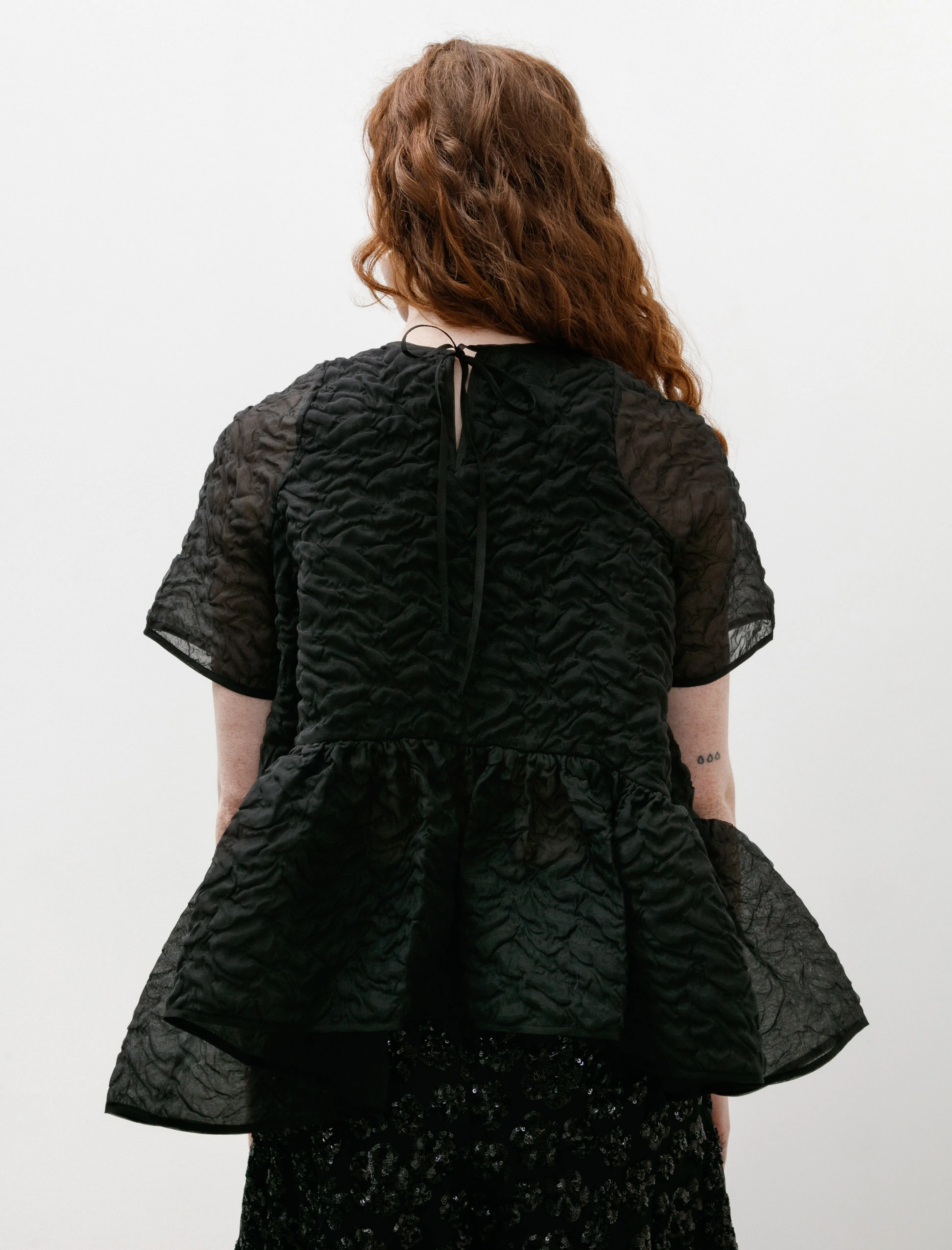 Susi Top Nimbus Matelassé Black sold by SHOP NEIGHBOR product image thumbnail 3